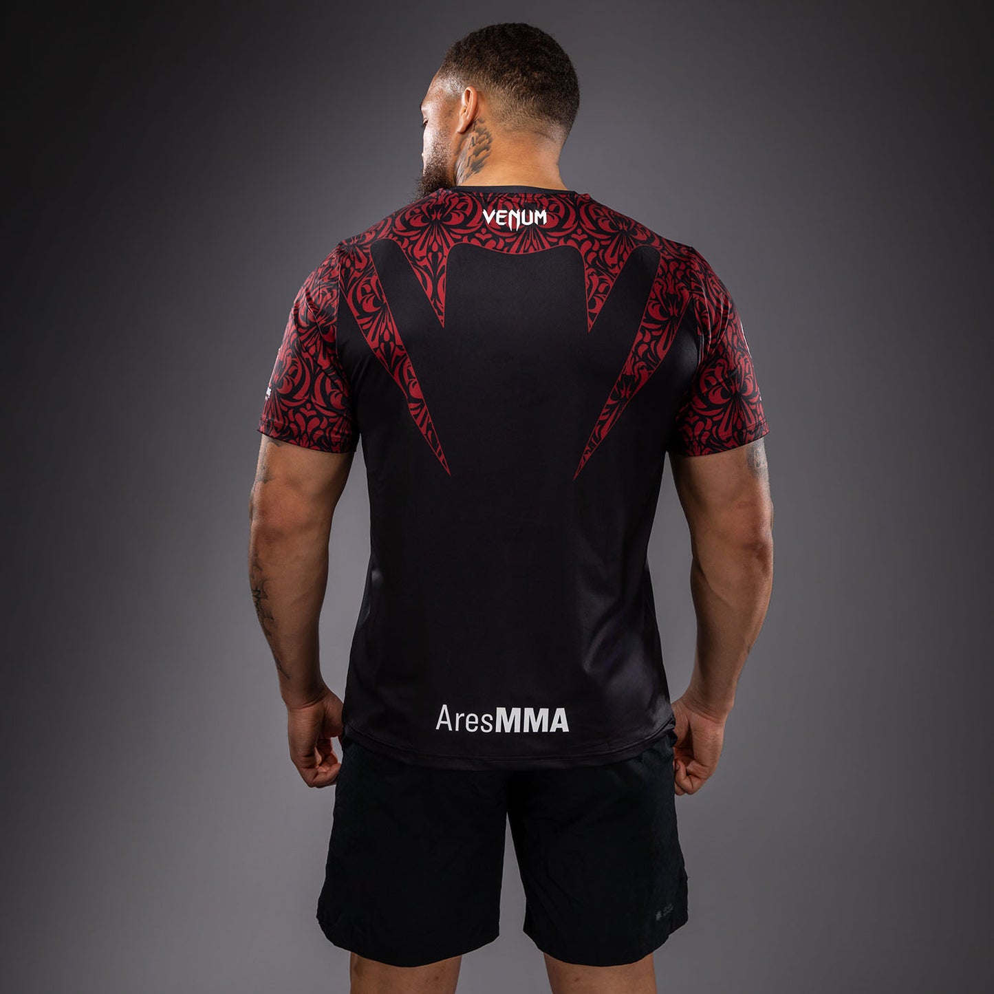 Venum BTT Camiseta Dry Tech – Negro/Rojo