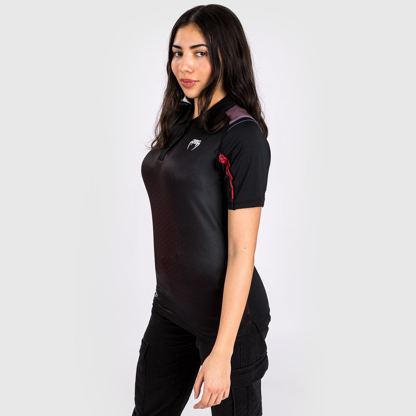 Venum x Dodge Banshee Polo de mujer Dry Tech - Negro