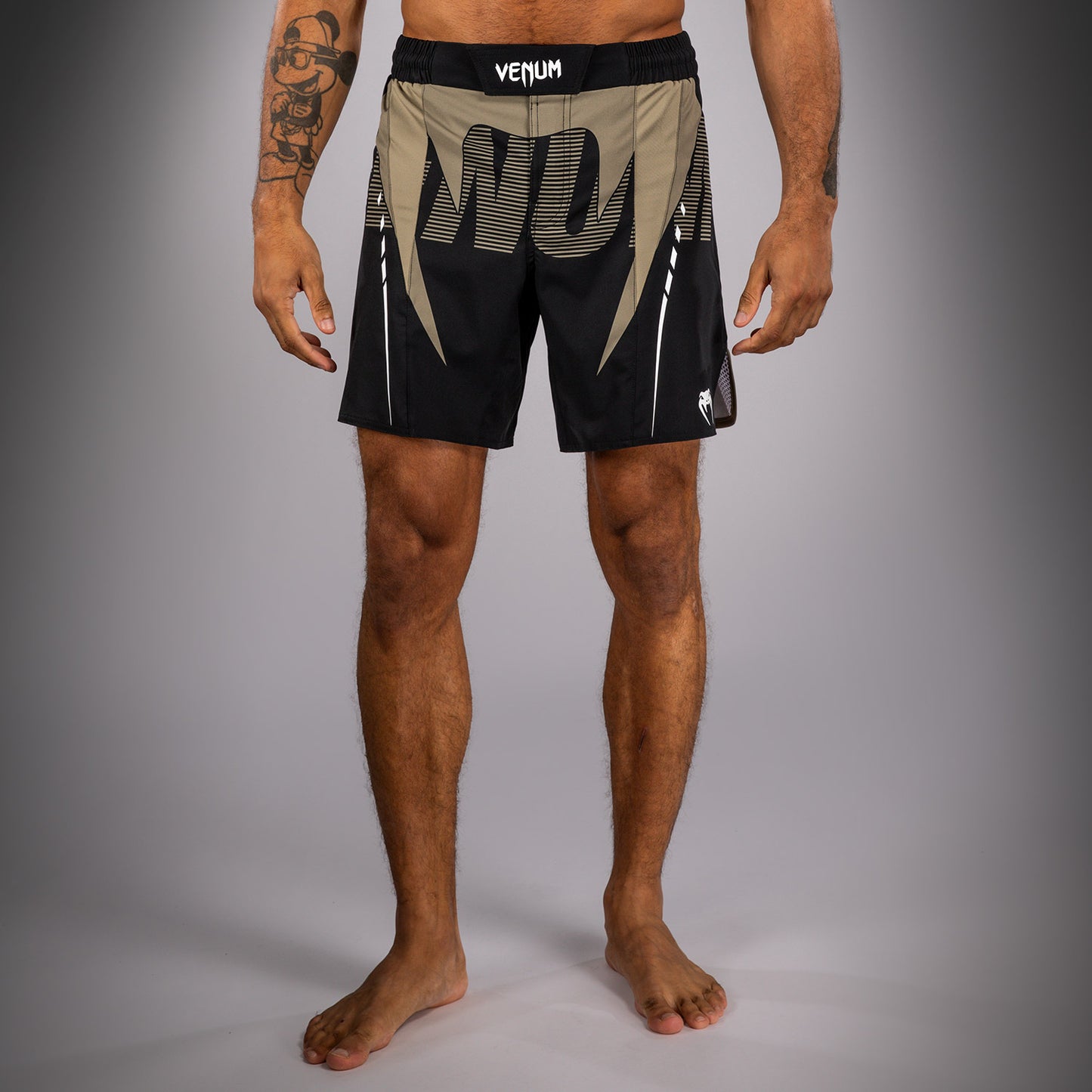 Venum Adrenaline Pantalones Cortos de Lucha – Negro/Arena