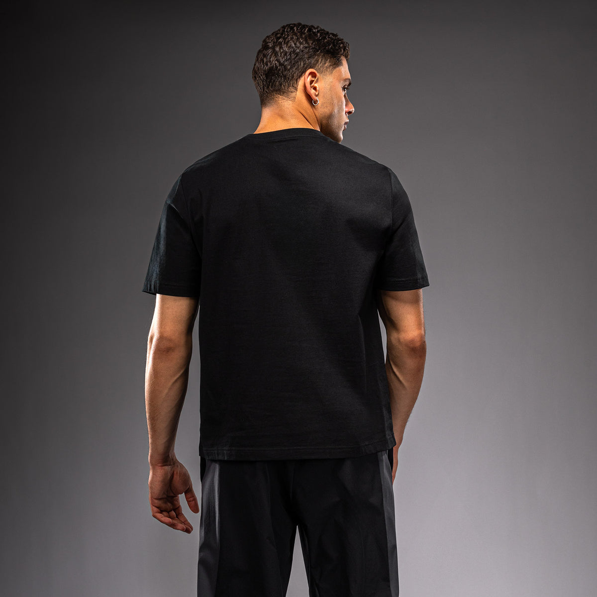 Venum Essential Camiseta de algodón - Negro/Dorado
