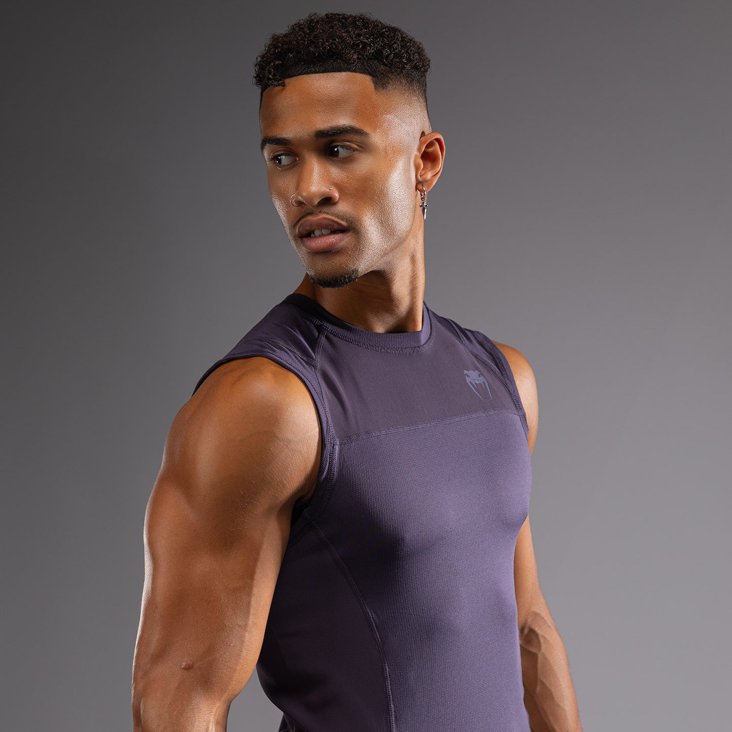 Venum G-Fit Air Rashguard sin Mangas para Hombre - Púrpura Profundo