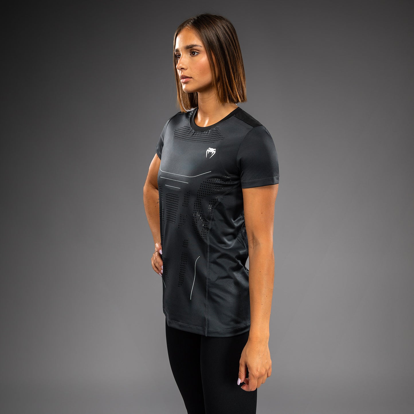Venum Technical 3.0 Camiseta Dry Tech para Mujeres - Storm Grey