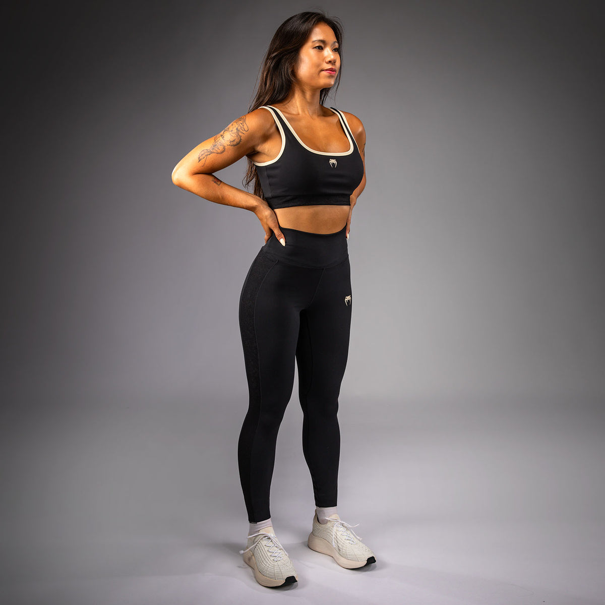 Venum Viper Mallas 7/8 para mujer - Negro