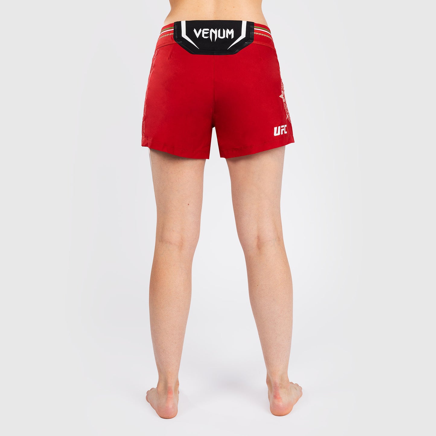 Noche UFC by Venum Authentic Fight Night Shorts de combate para mujer - Rojo