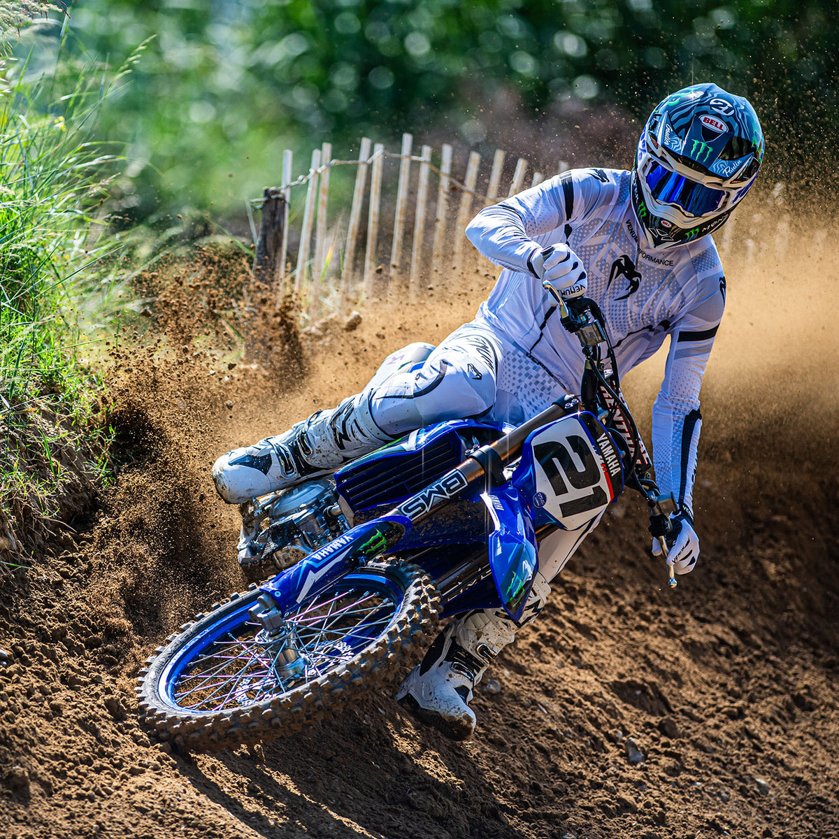 Venum MX Challenger Camiseta de Motorsports - Blanco