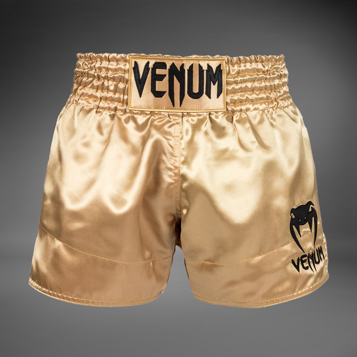 Shorts de Boxeo Tailandés Venum Classic Oro/Negro