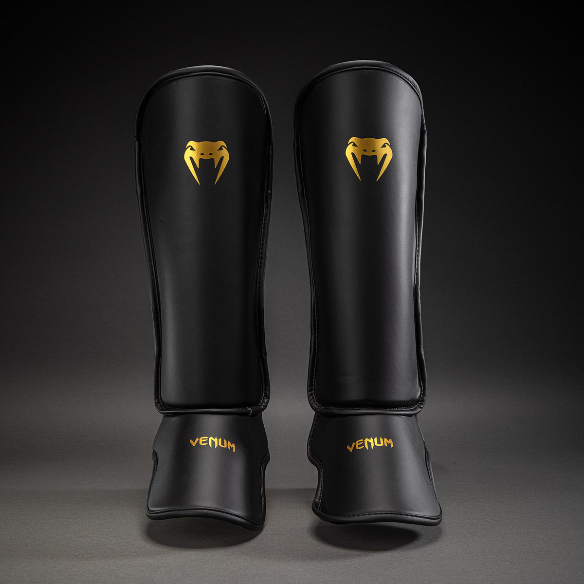 Venum Contender 1.5 Espinilleras - Negro/Dorado