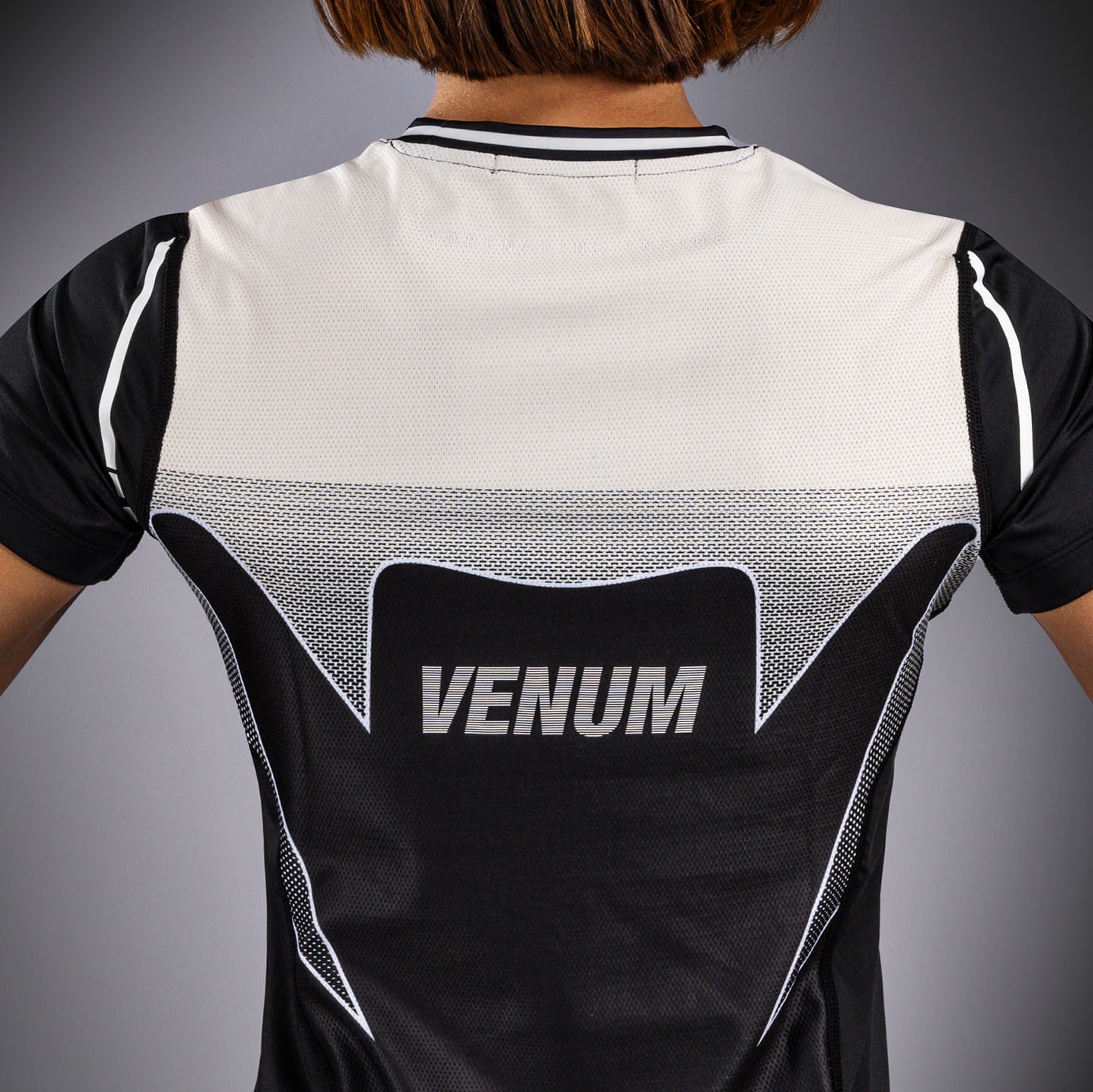 Venum Adrenaline Camiseta Dry-Tech para Mujer – Negro/Marfil