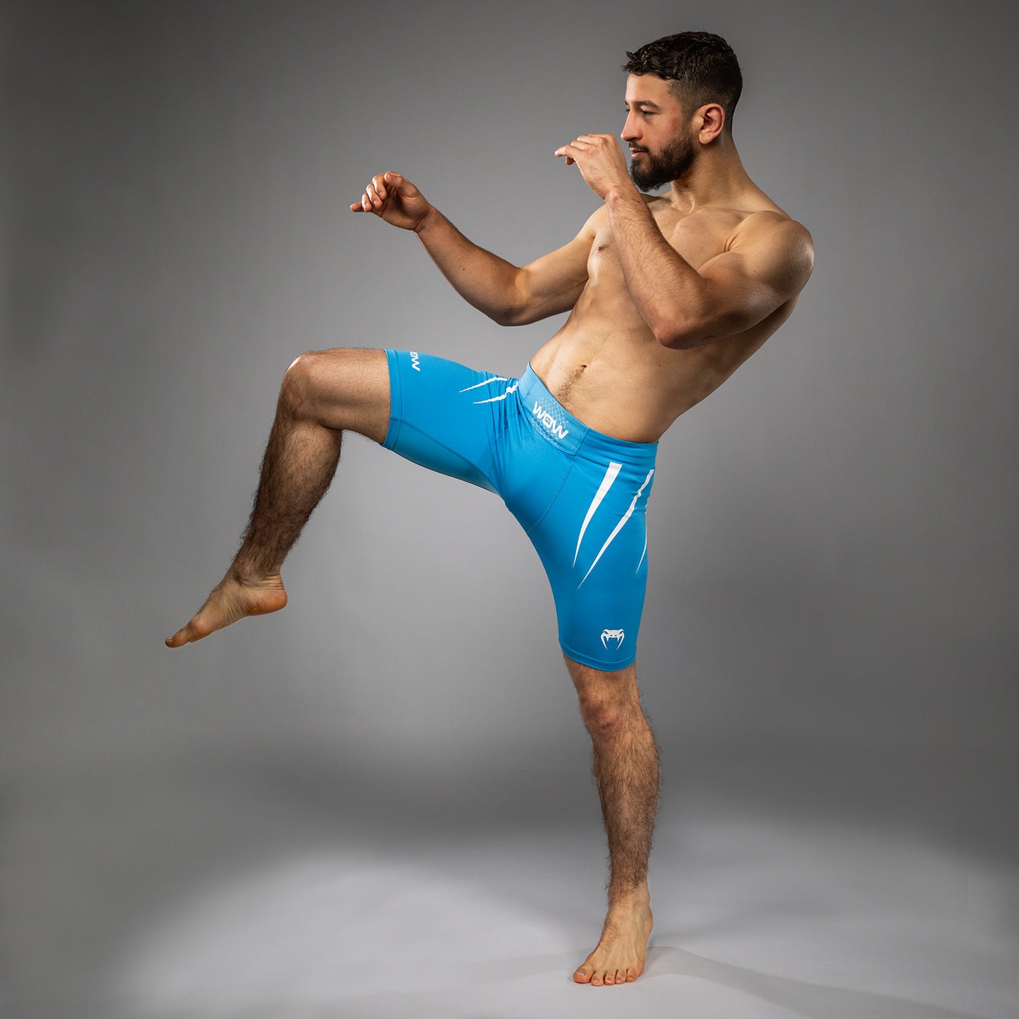 Venum x WOW FC Pantalones Vale Tudo para Hombre - Azul Pacífico