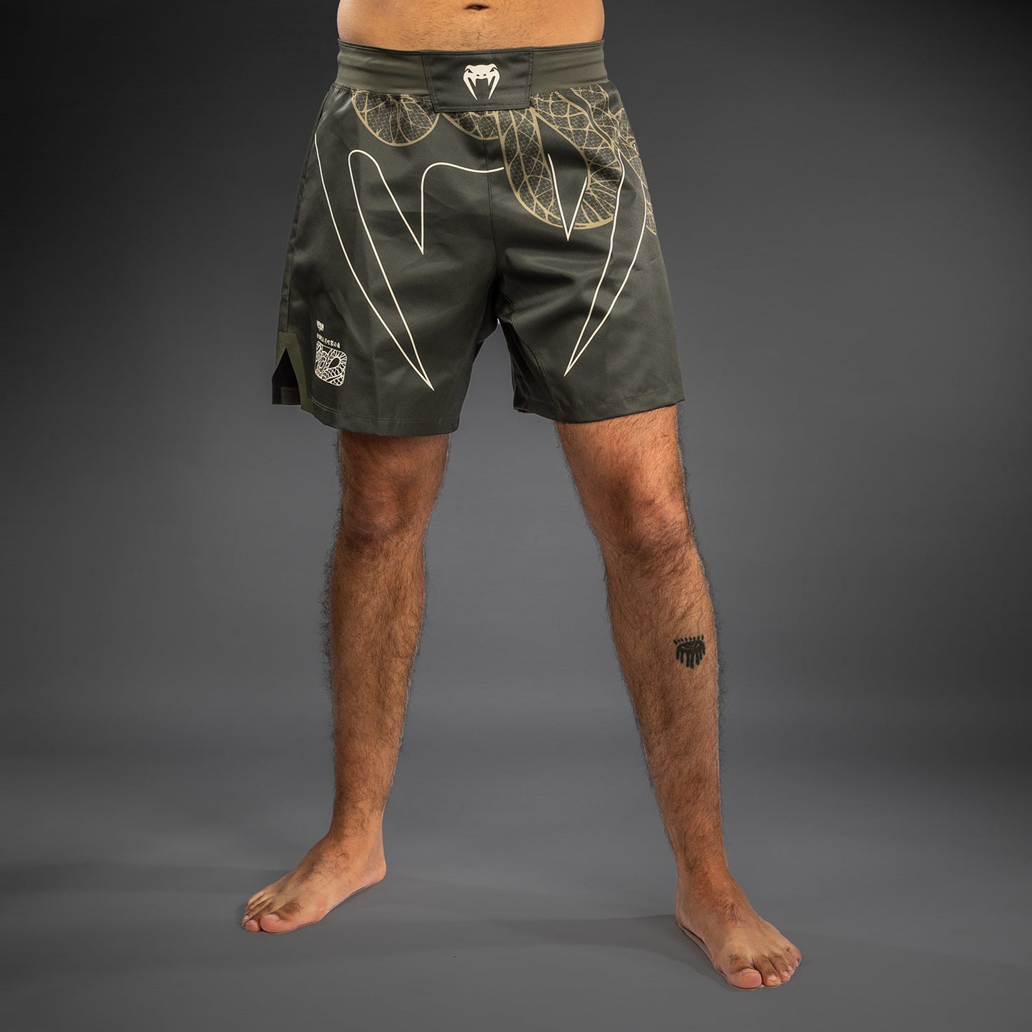 Venum Serpenti Pantalones Cortos de Lucha – Caqui/Bronce/Ivory