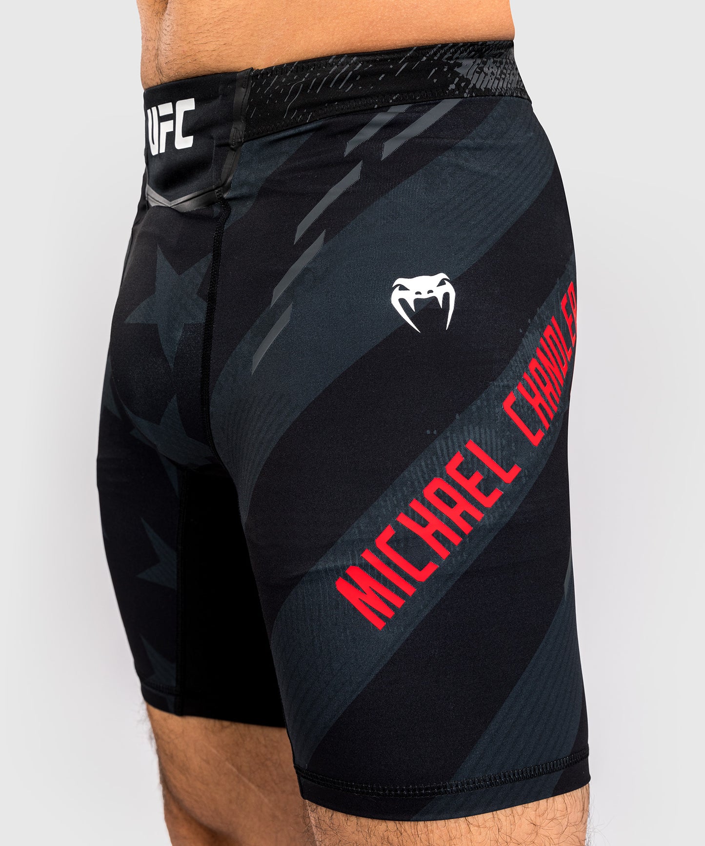 UFC Unrivaled by Venum Michael Chandler Pantalones Cortos de Vale Tudo para Hombres - Negro