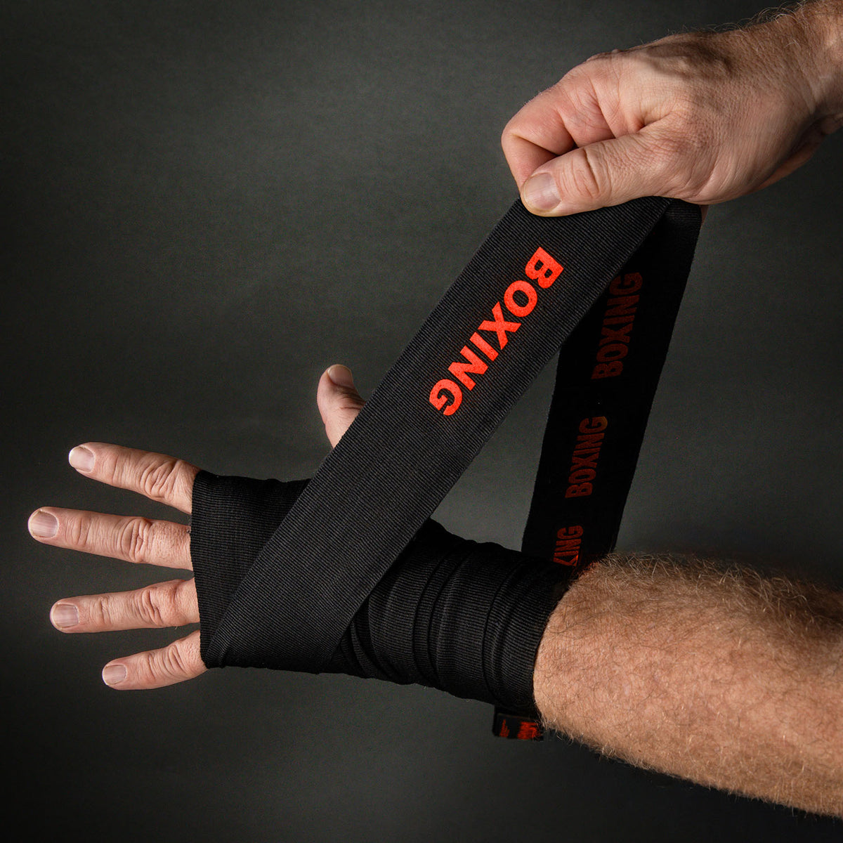 Venum Kontact Evo Boxing Vendas de boxeo - Negro/Rojo