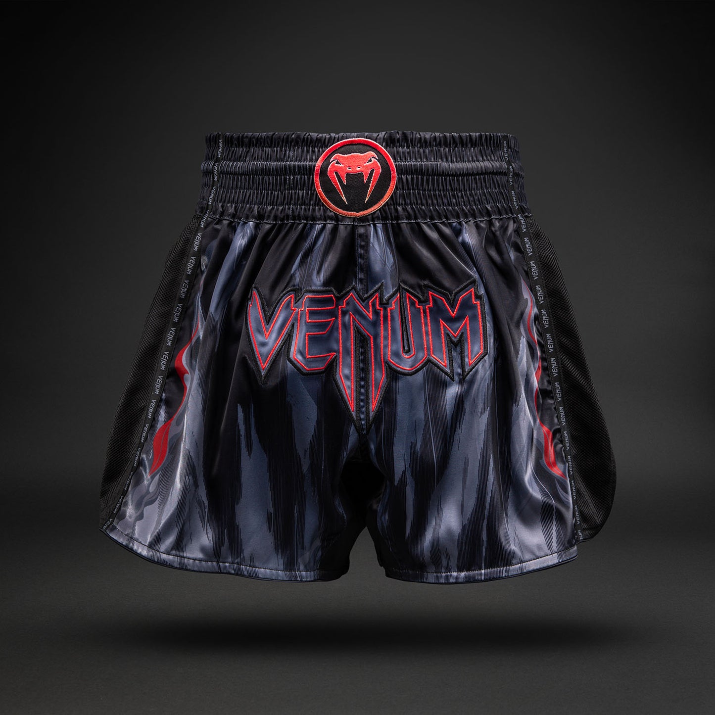 Venum Demon Short de Muay Thai - Negro/Gris