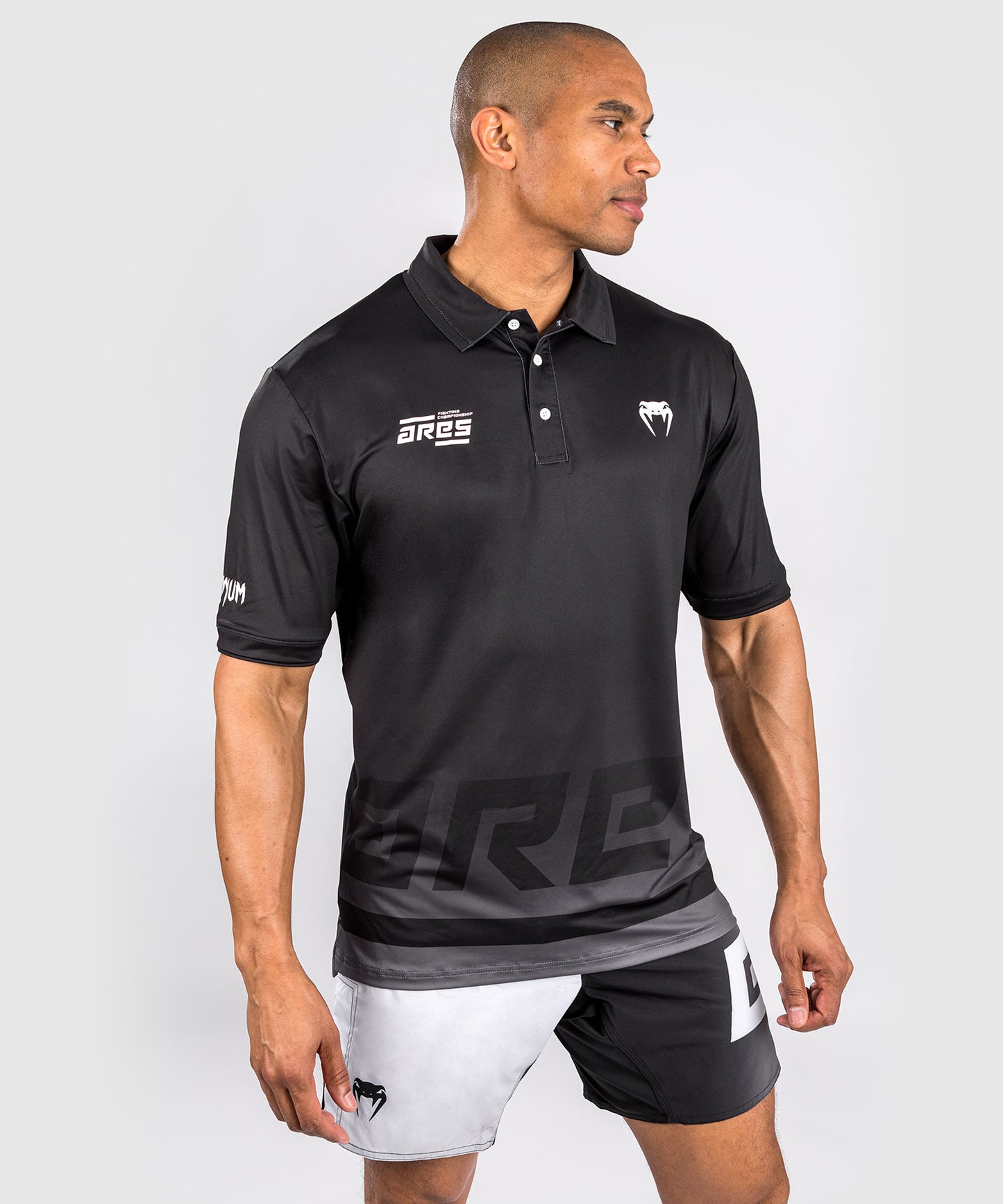 Venum x Ares Polo Dry Tech - Negro