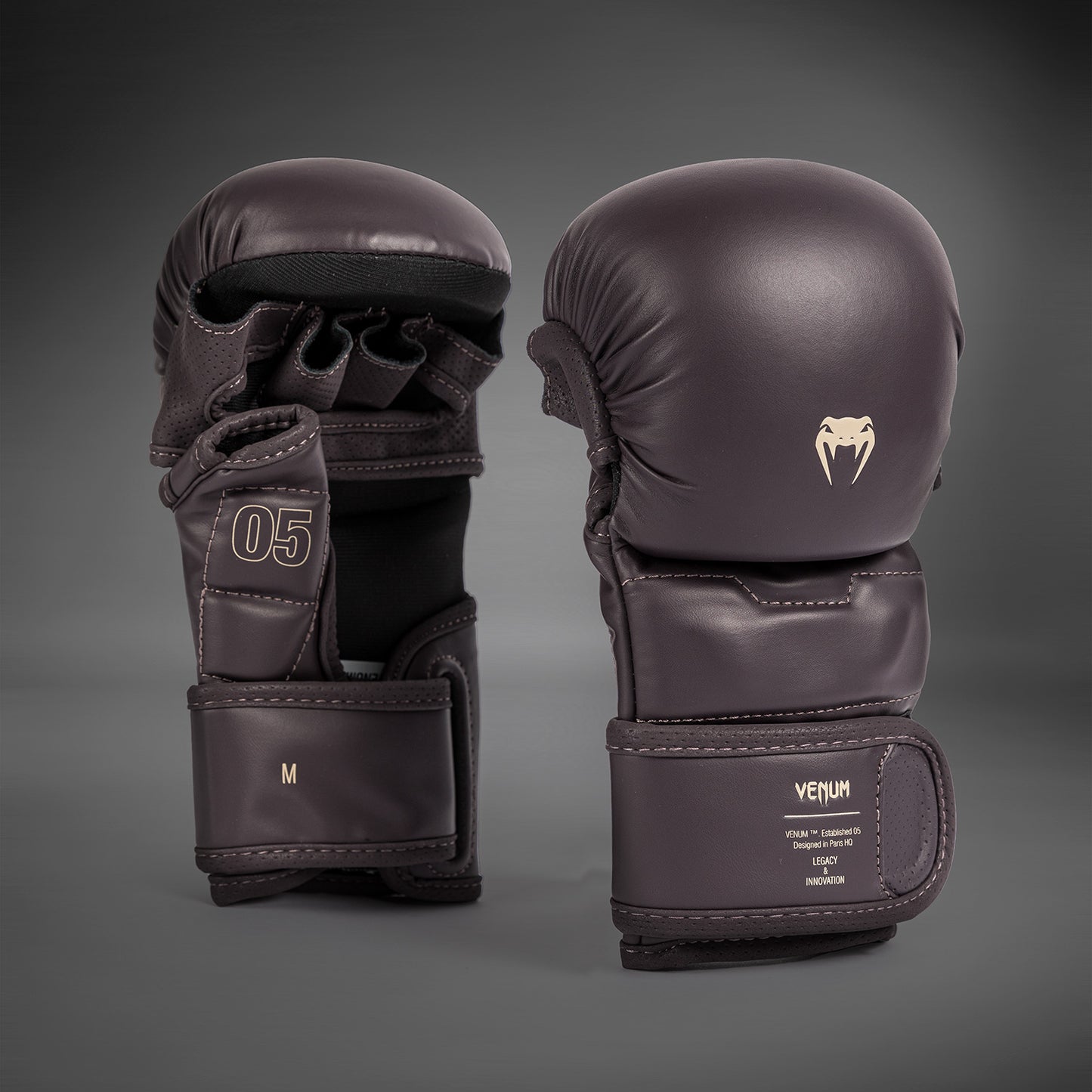 Venum Impact Evo Guantes de sparring MMA - Chocolate