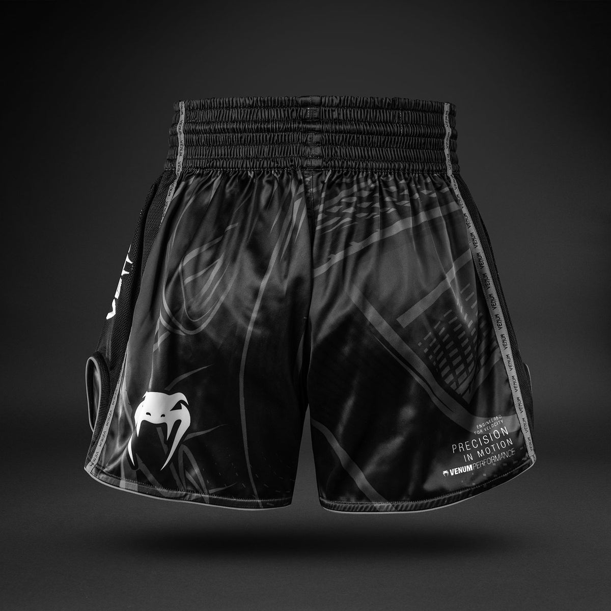 Venum Crimson Viper 2.0 Pantalón corto de Muay Thai - Negro/Gris