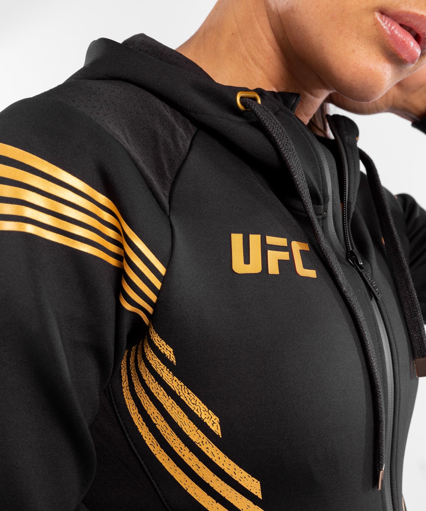 Sudadera Para Mujer Personalizada UFC Venum Authentic Fight Night Walkout - Campeón