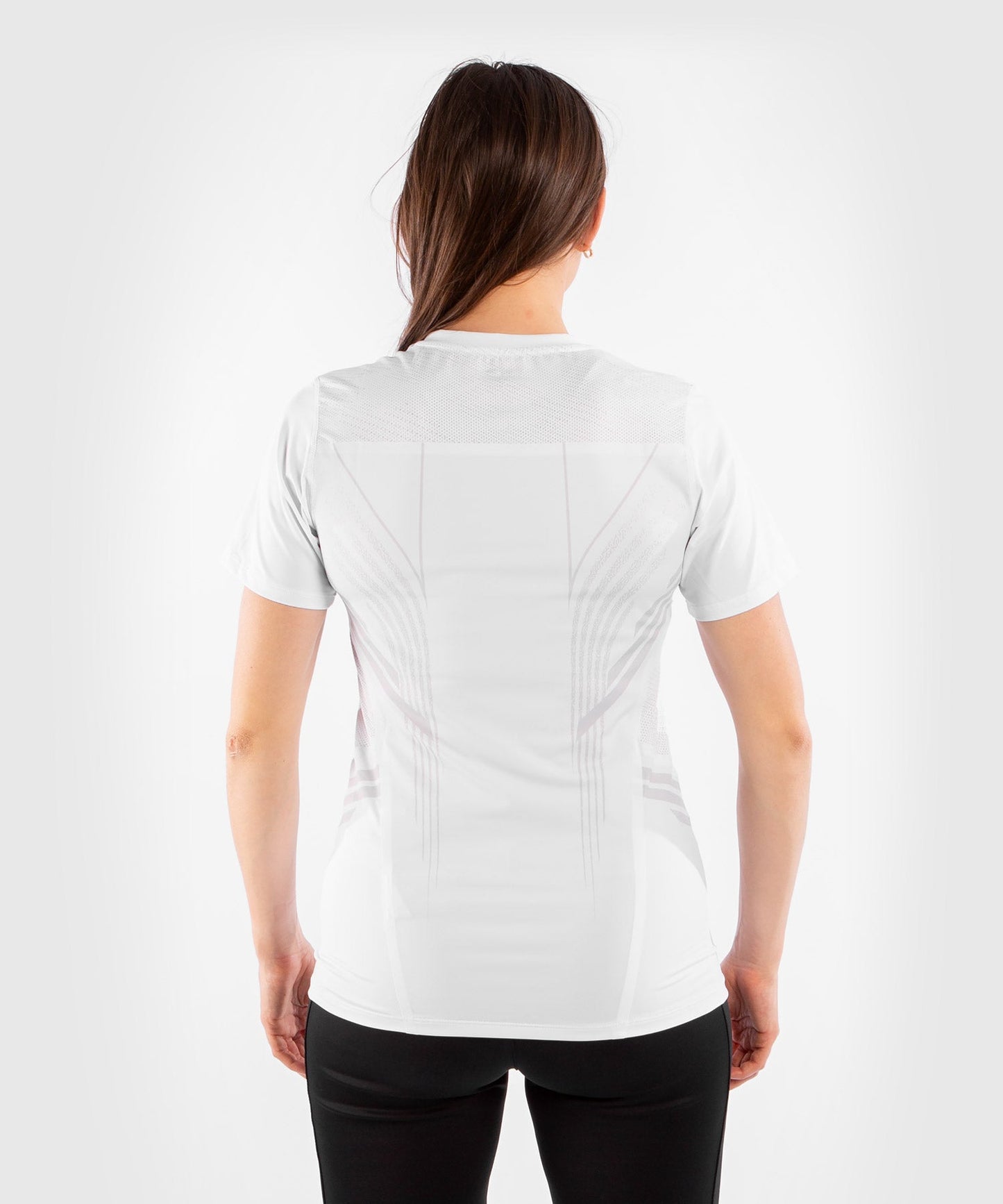 Camiseta Técnica Para Mujer Fighters UFC Venum Authentic Fight Night - Blanco