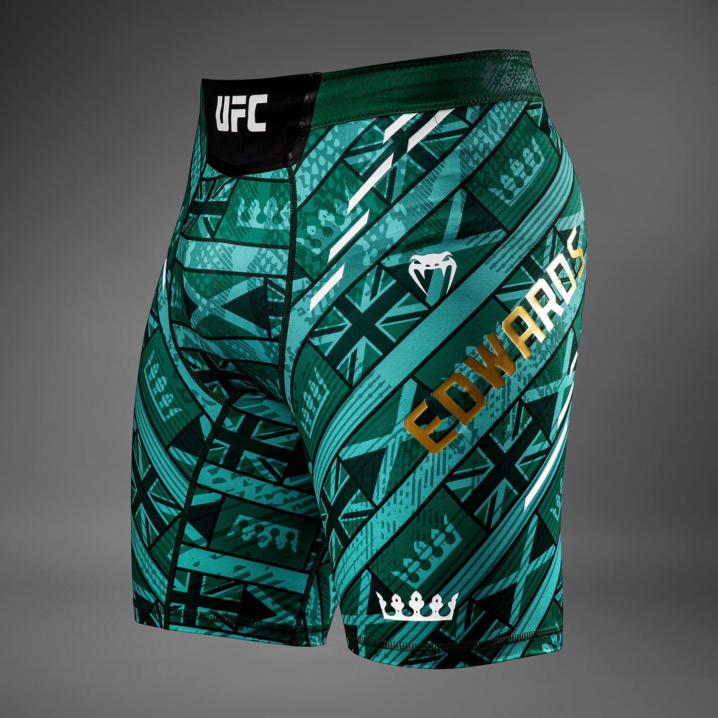 UFC Unrivaled by Venum Leon Edwards Pantalones Vale Tudo para Hombres - Verde