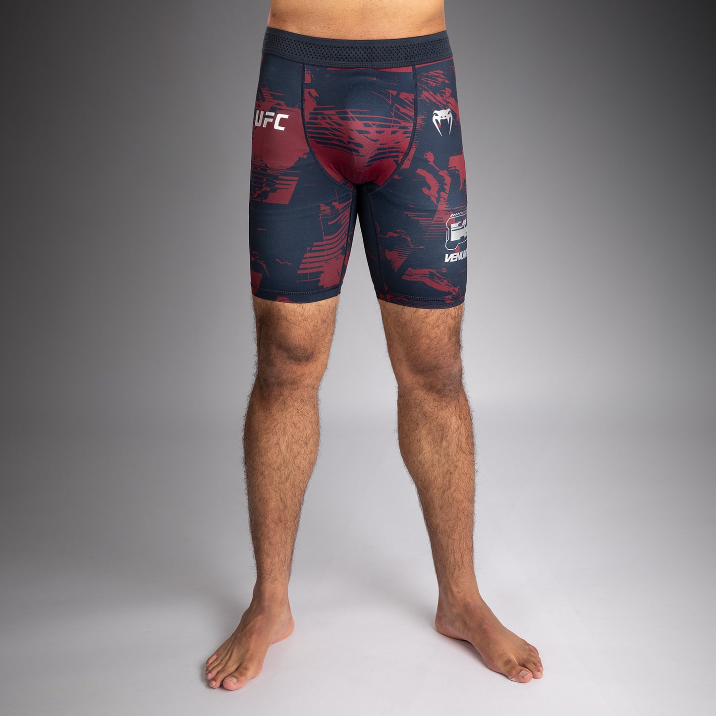 UFC Zenith by Venum Authentic Fight Week Short Vale Tudo Performance Hombre - Azul marino/Burdeos/Plateado