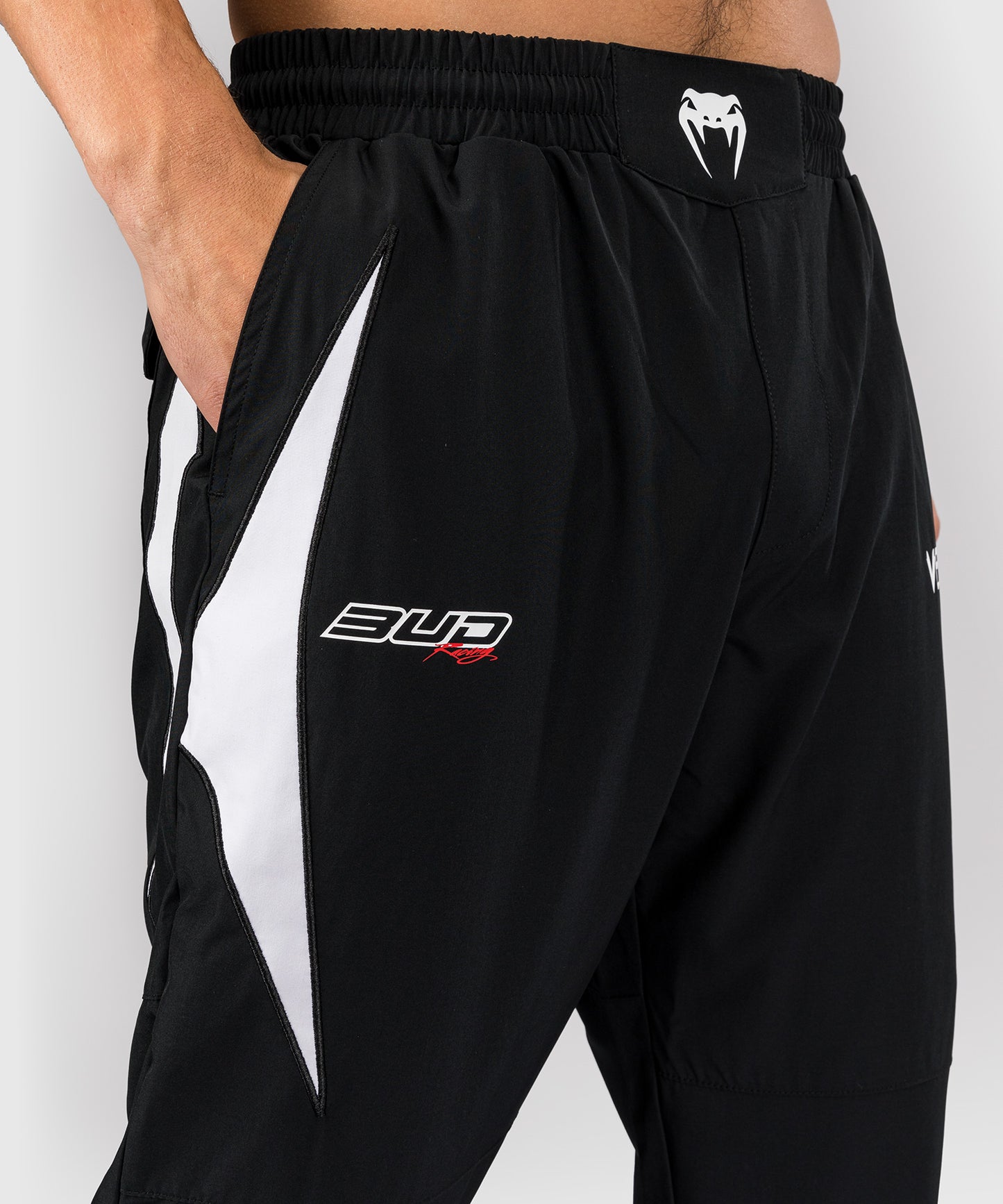 Venum x Bud Racing Joggers para Hombre - Negro/Blanco/Verde lima