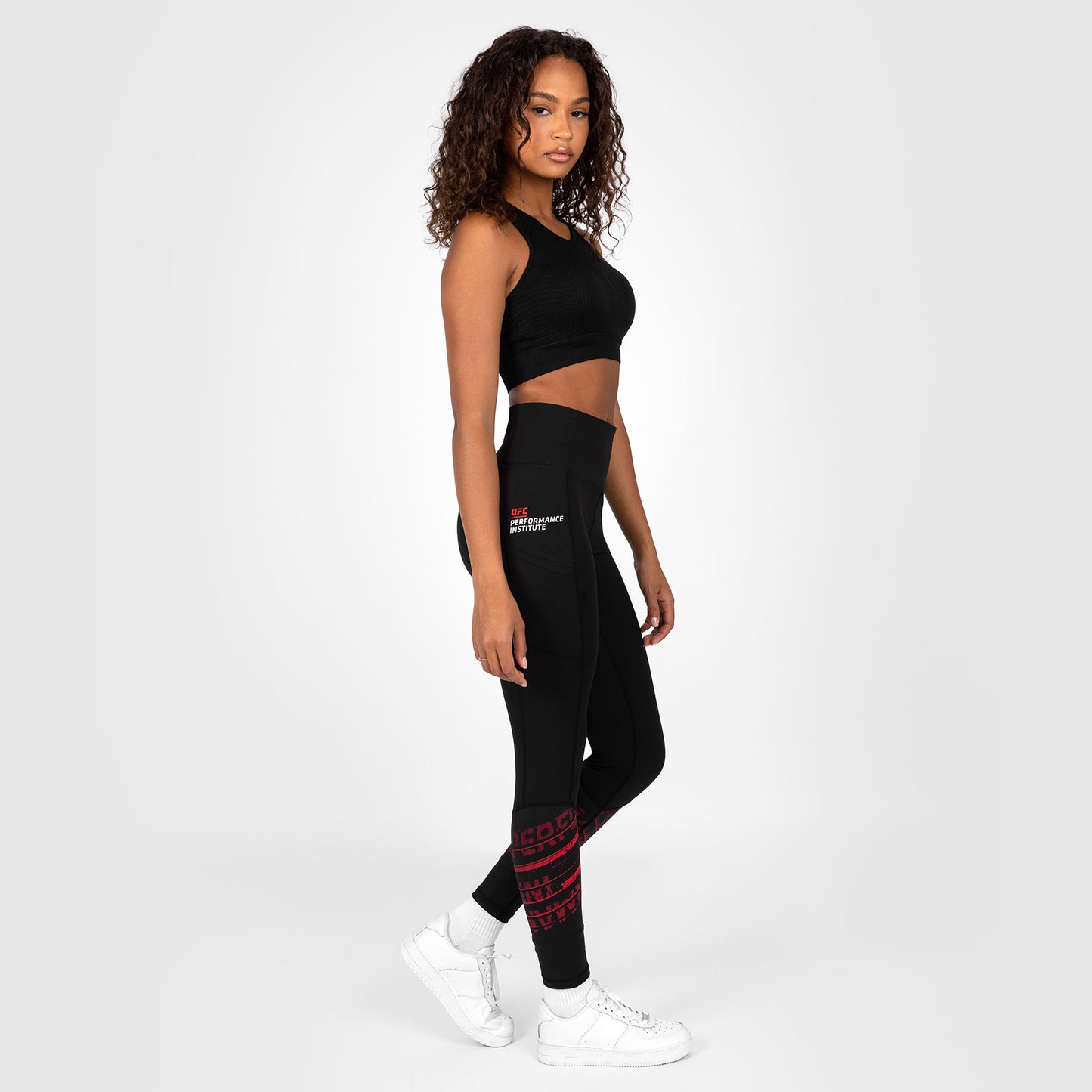 UFC Venum Performance Institute 2.0 Performance Tight para Mujer - Negra/Roja