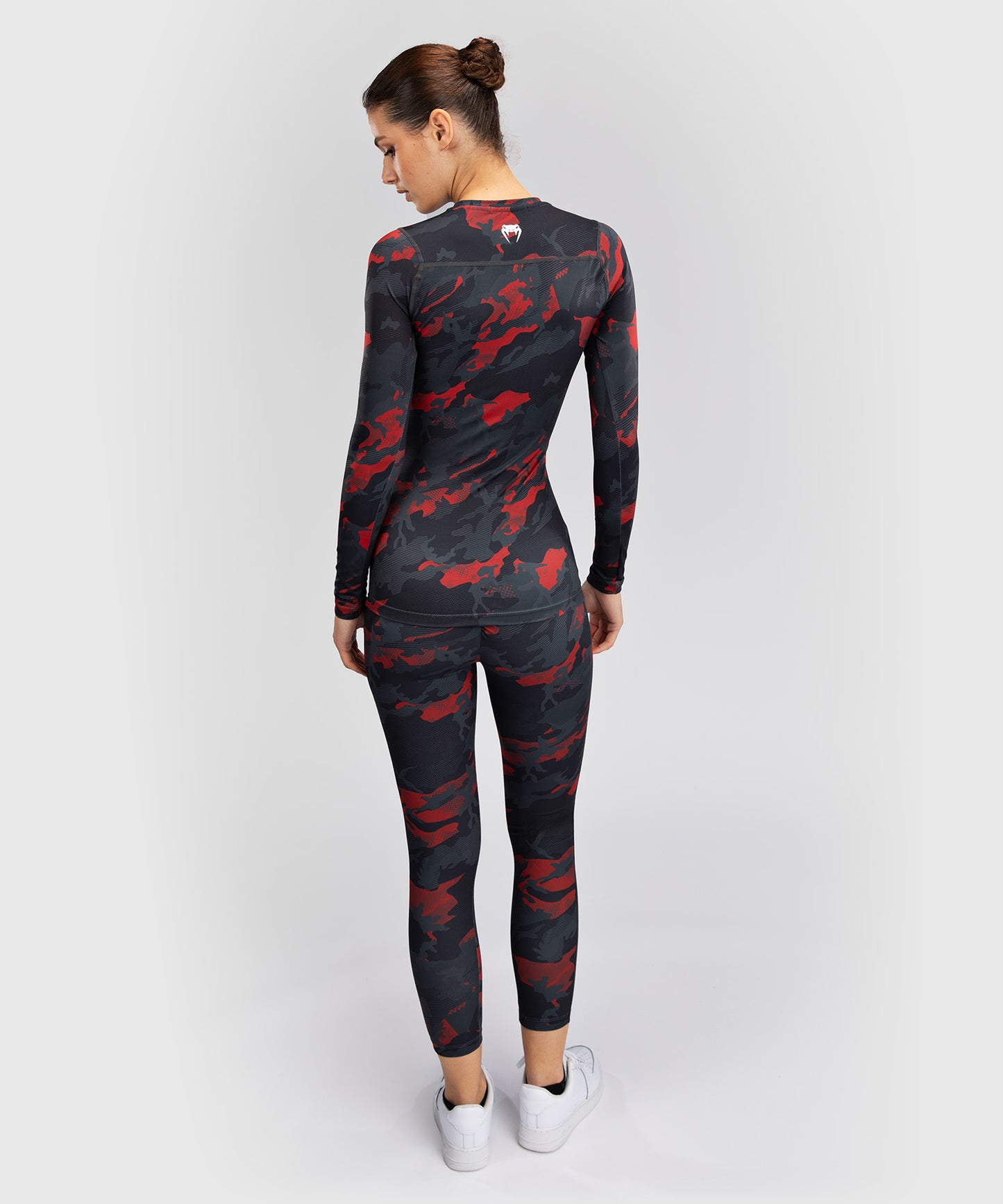 Venum x Sophia Rose de Mujeres Camiseta de manga Larga Rashguard - Urban Red Camo