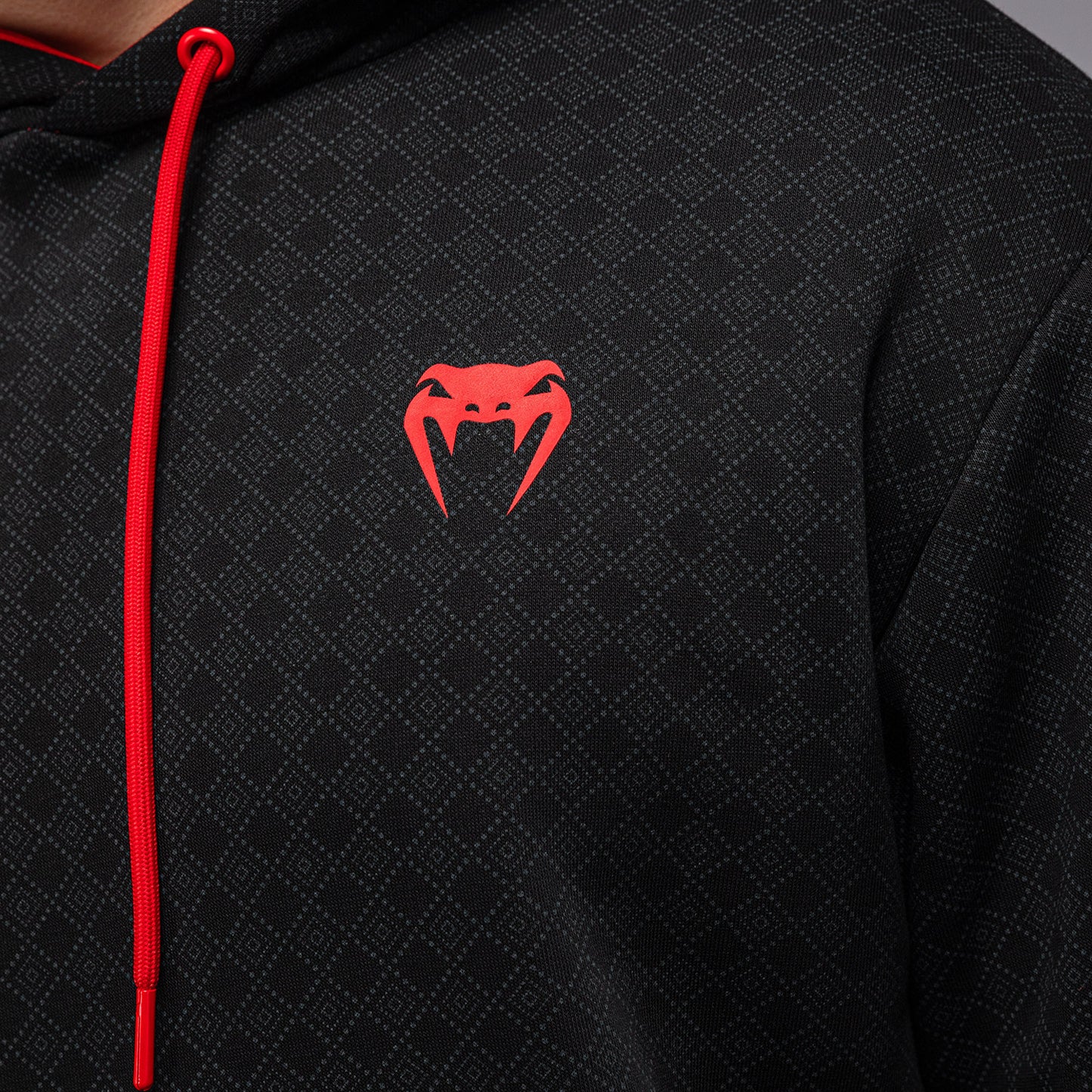 Venum x Roger Gracie Signature Sudadera con Capucha - Negro/Rojo