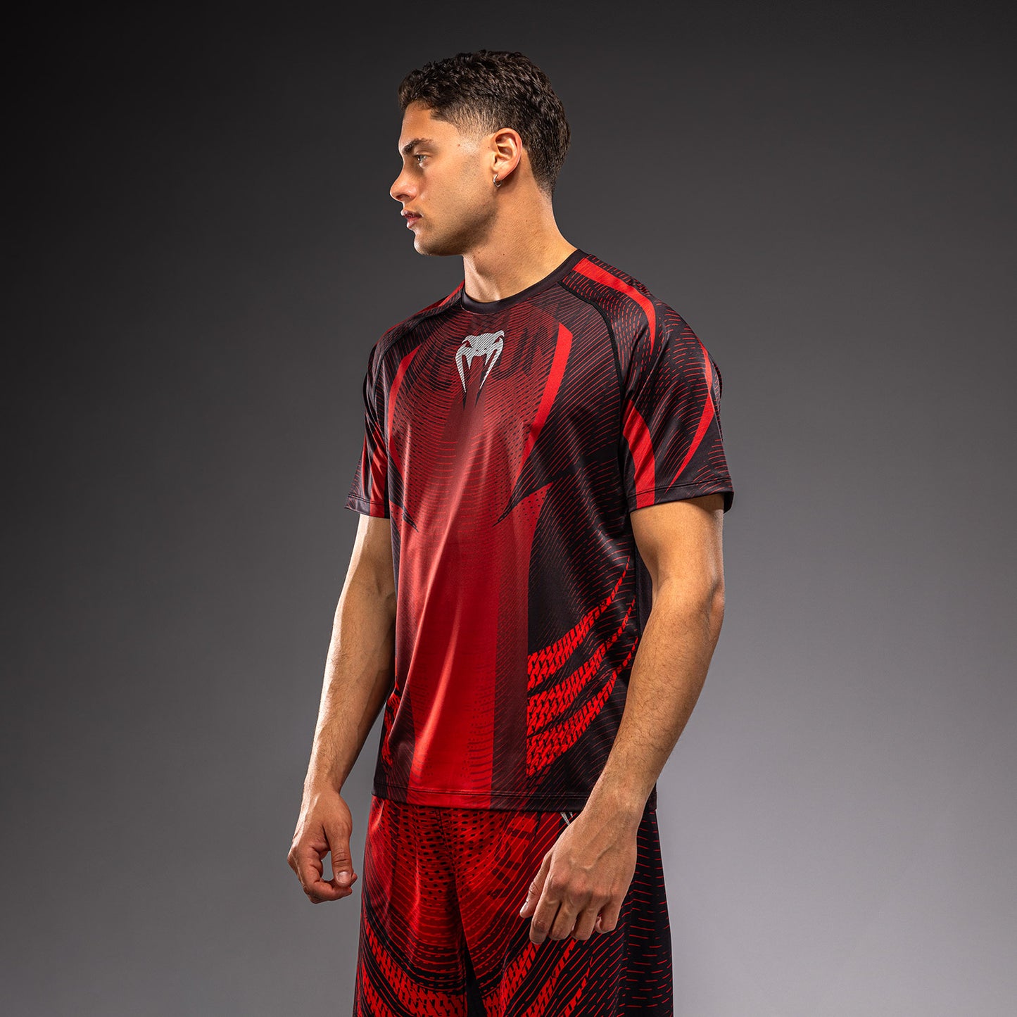 Venum Galactic 3.0 Dry Tech Camiseta - Rojo/Plata
