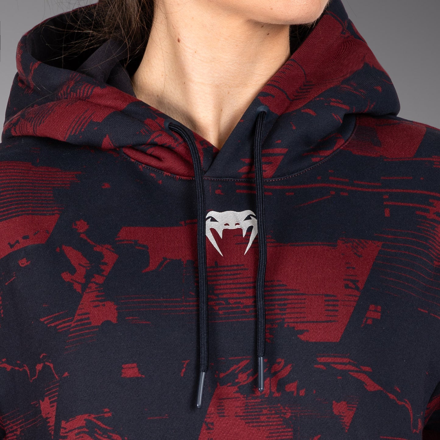 UFC Zenith by Venum Authentic Fight Week Sudadera Mujer - Azul marino/Burdeos/Plateado