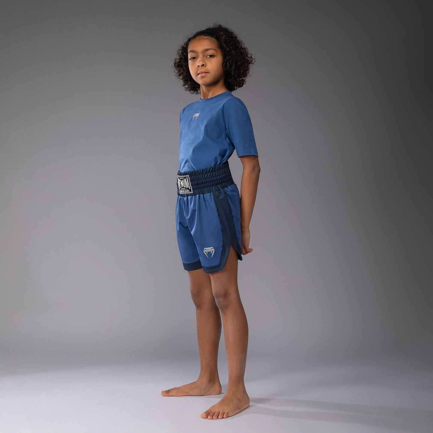 Venum Classic Short de boxeo para niños - Azul real