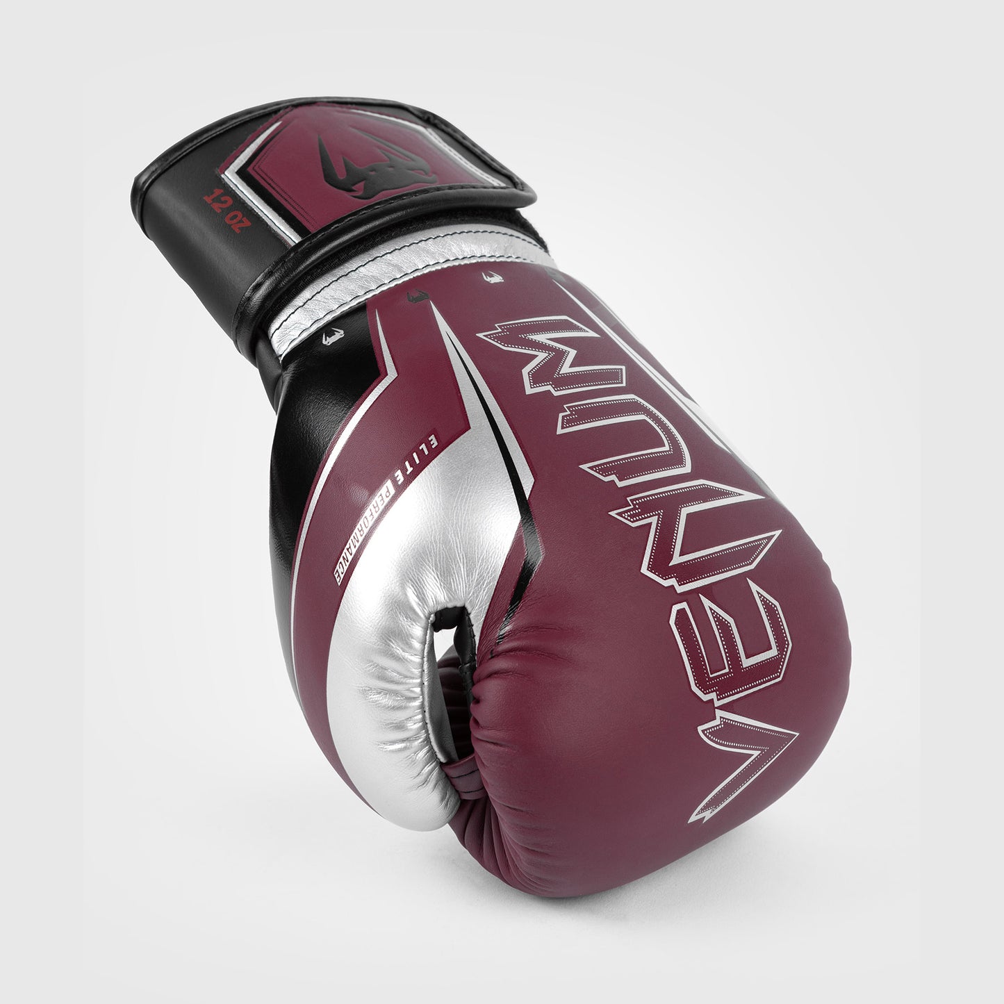 Venum Elite Evo Guantes de Boxeo - Borgoña/Plata