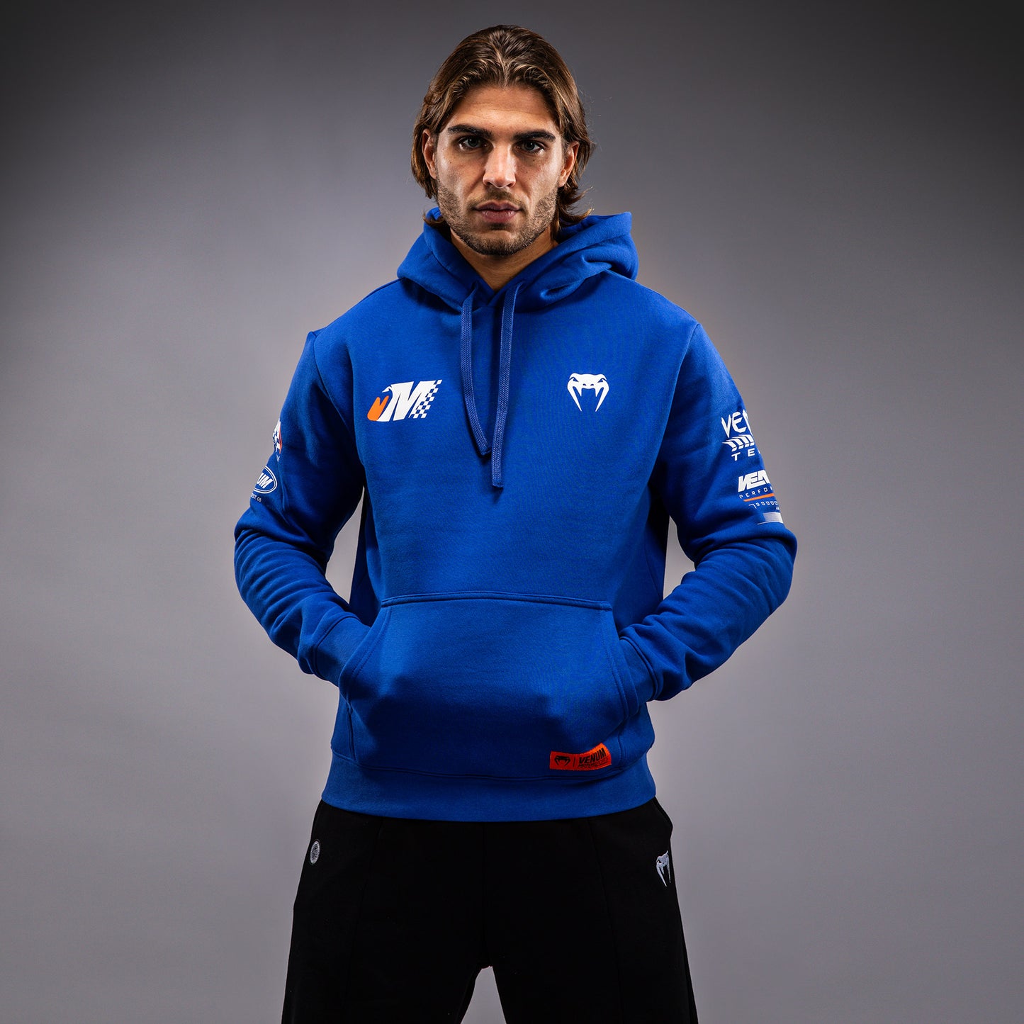 Venum Motorsport Sudadera con Capucha - Azul Real