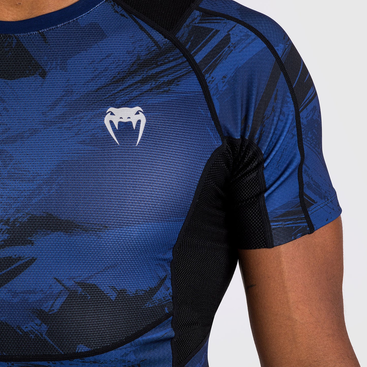 Venum Electron 3.0  Lycra Manga Corta - Azul Marino