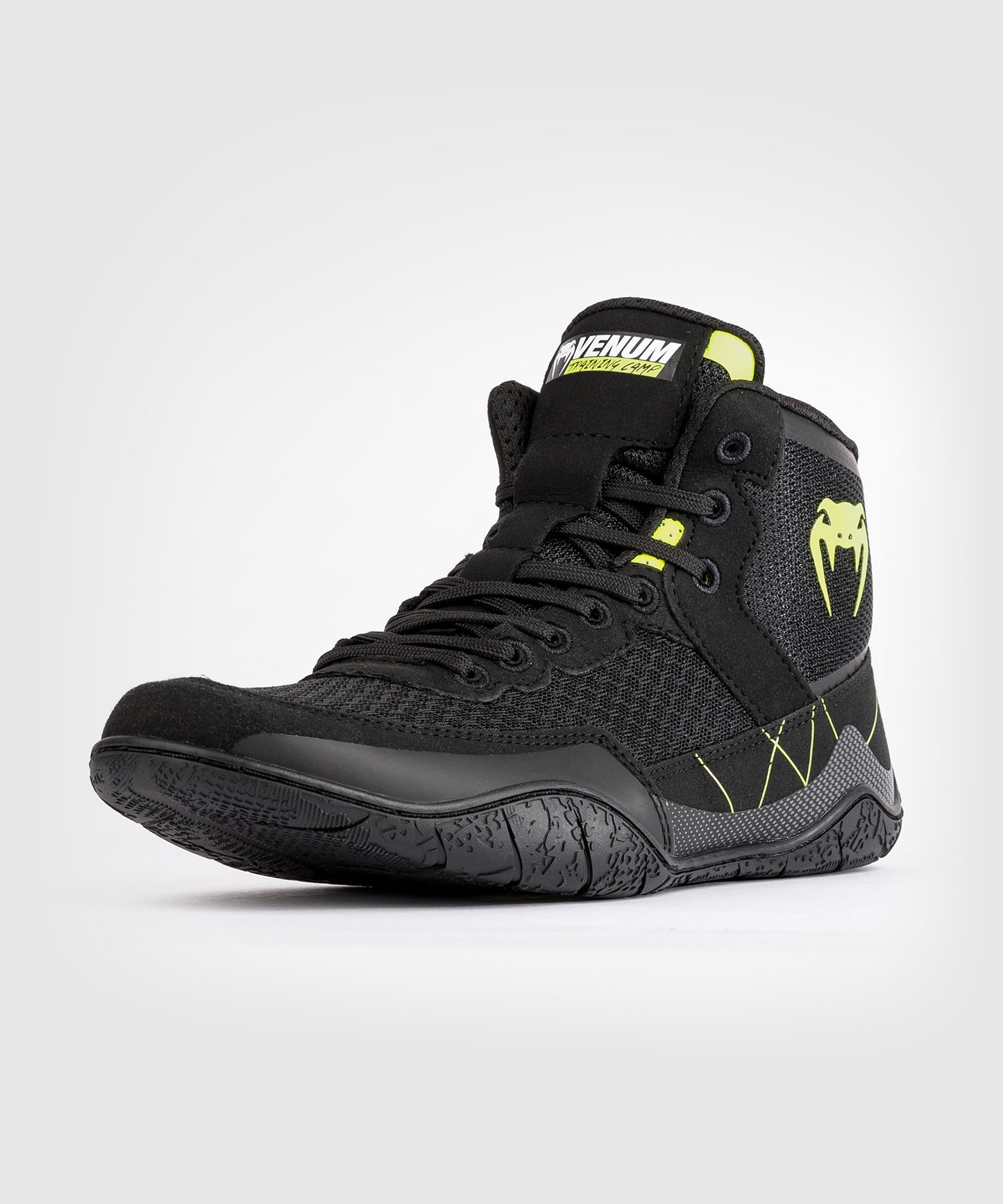 Venum Training Camp 4.0 Zapatillas de lucha Elite - Negro/Verde neón
