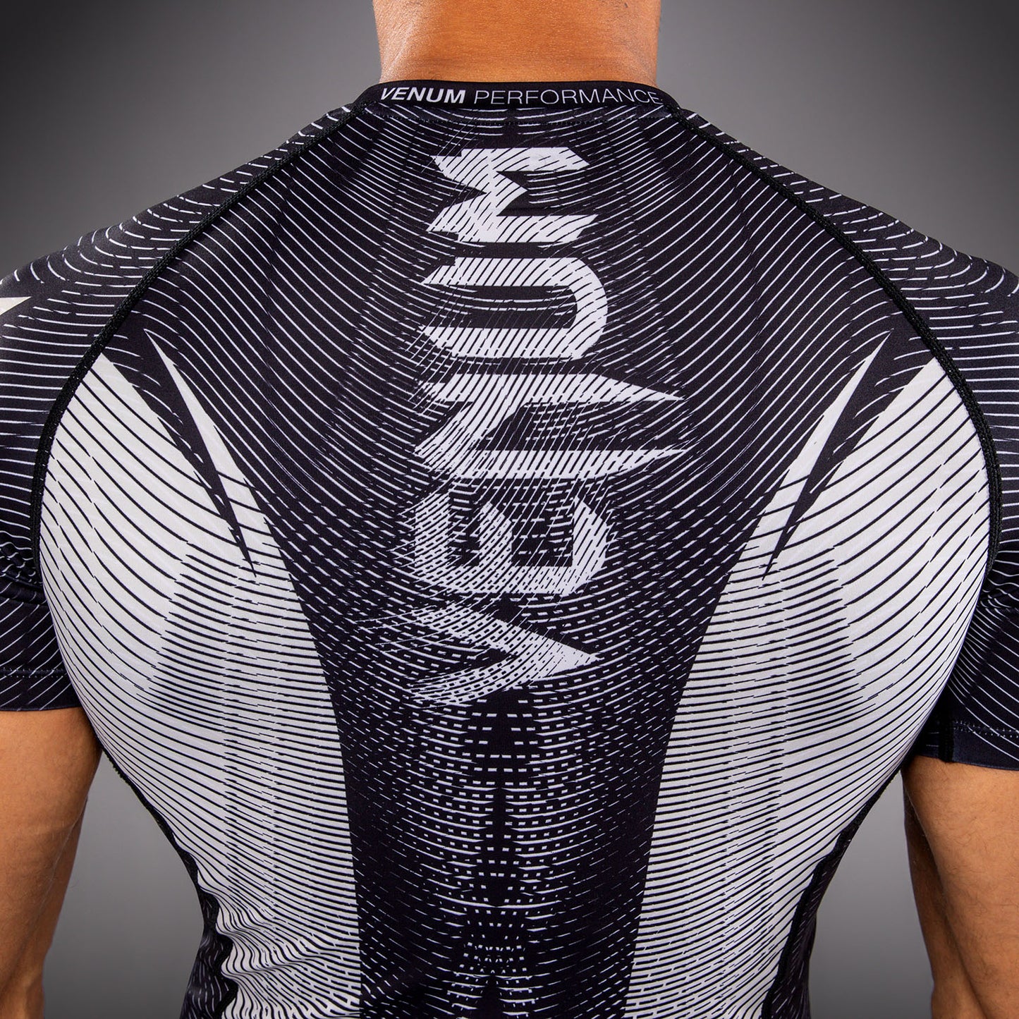 Venum Galactic 3.0 Rashguard Manga Corta - Blanco Hueso/Negro