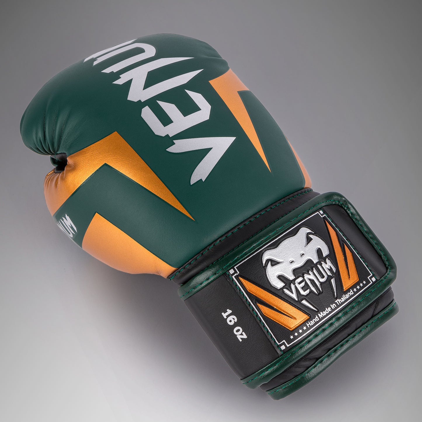 Venum Elite Guantes de boxeo - Verde/Bronce/Plata