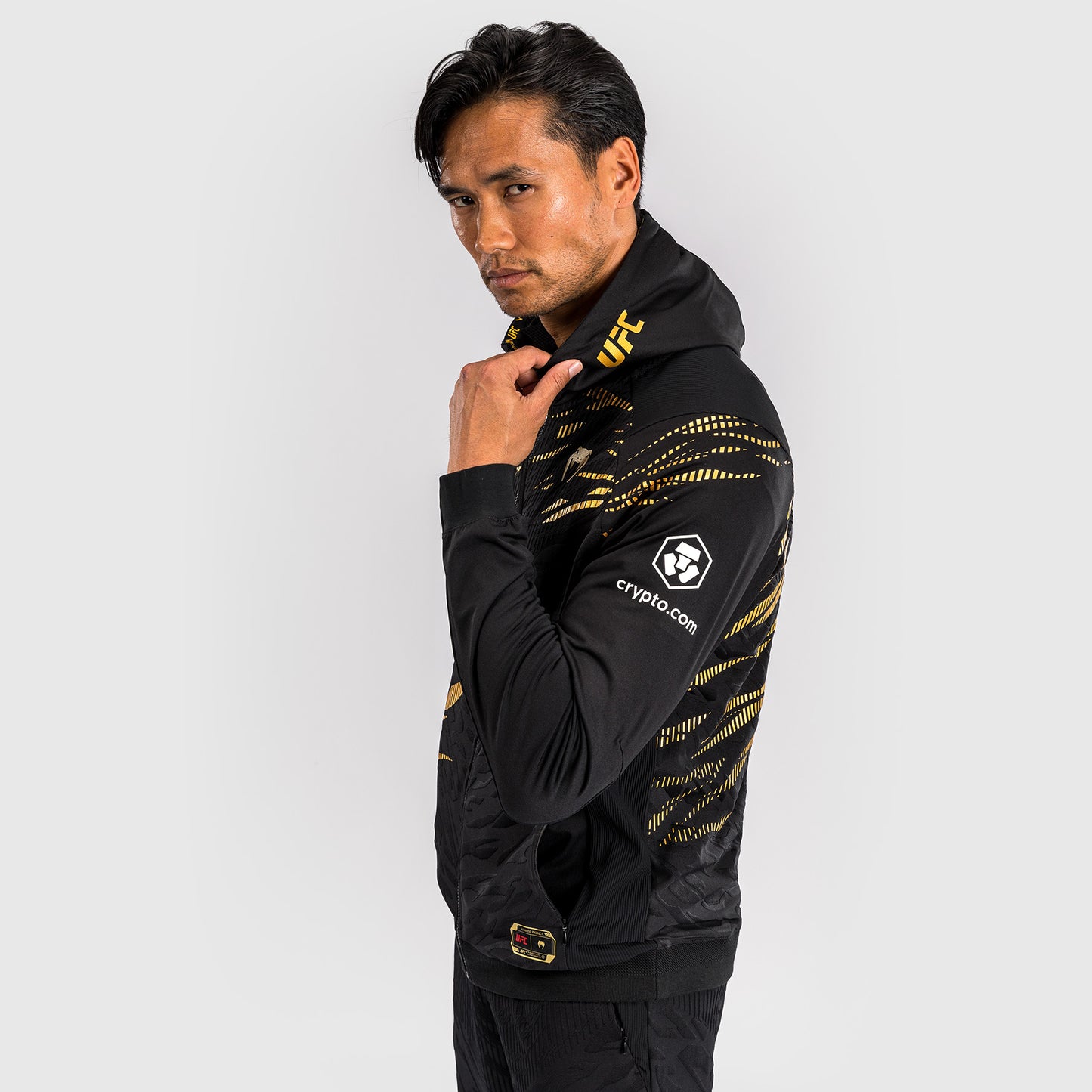 UFC Fusion by Venum Authentic Fight Night Sudadera con Capucha para Hombre - Champion