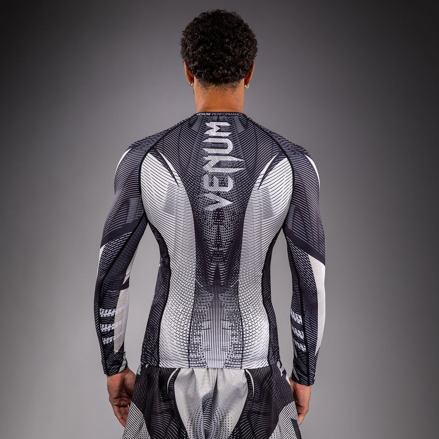 Venum Galactic 3.0 Rashguard Manga Larga - Blanco Hueso/Negro
