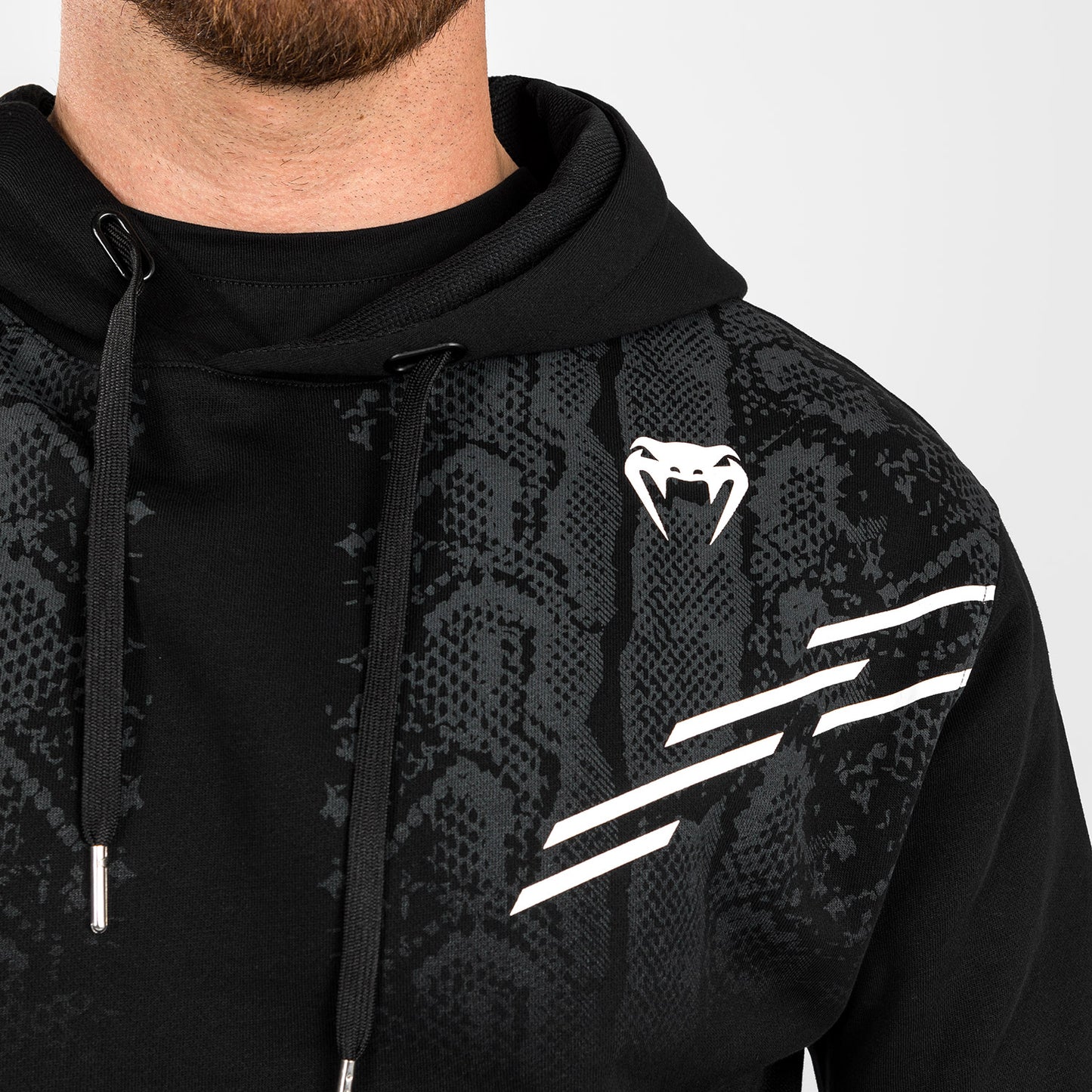 UFC Adrenaline by Venum Replica Sudadera con Capucha para Hombre - Negro