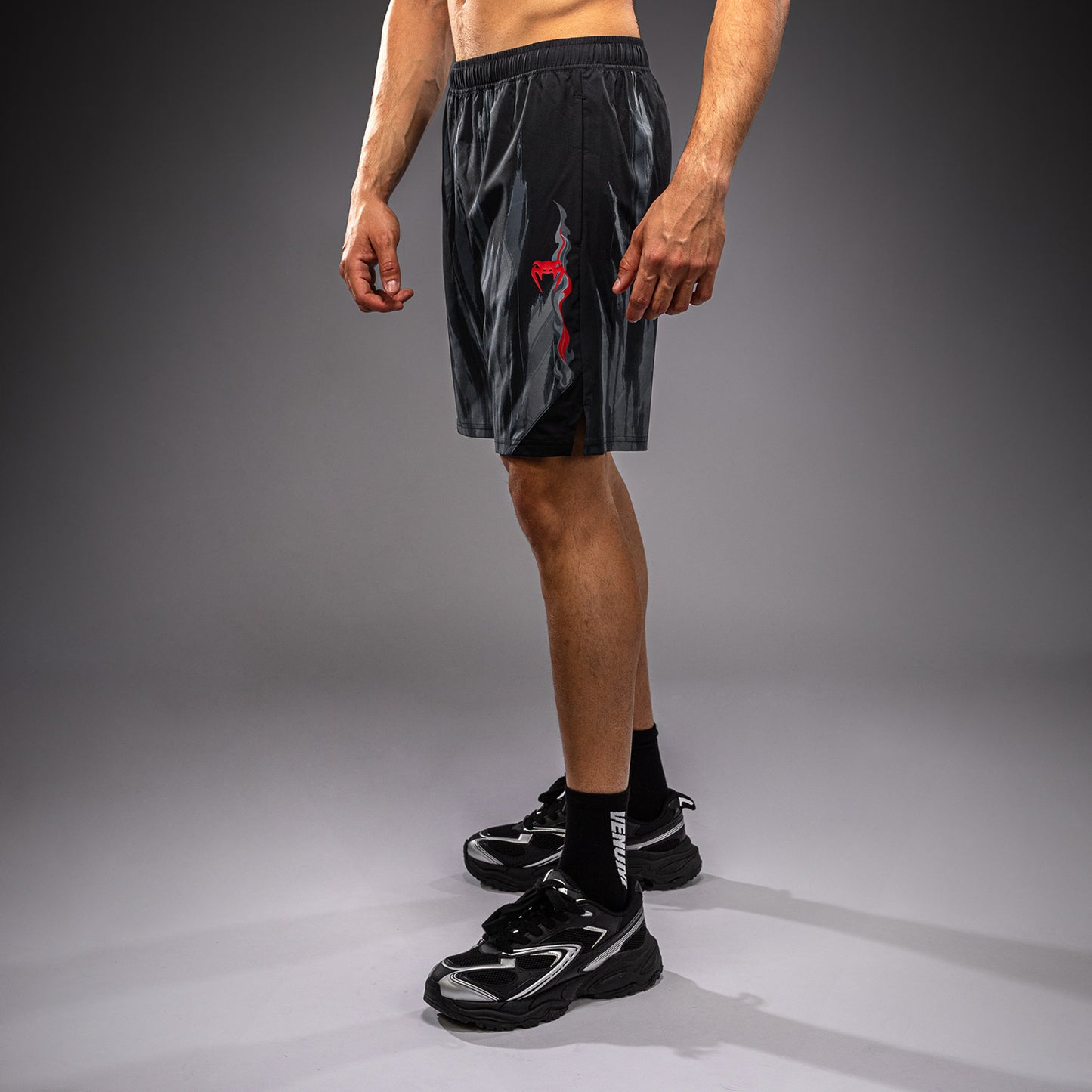 Venum Demon Short de Entrenamiento - Negro/Gris