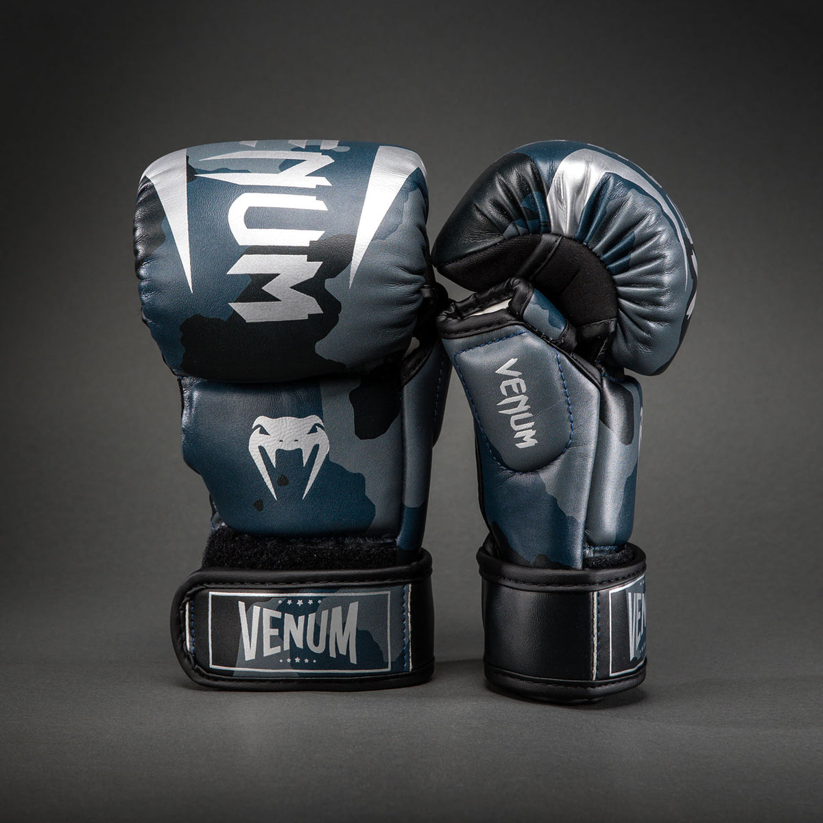 Venum Elite Guantes de Sparring - Azul Marino Oscuro/Azul