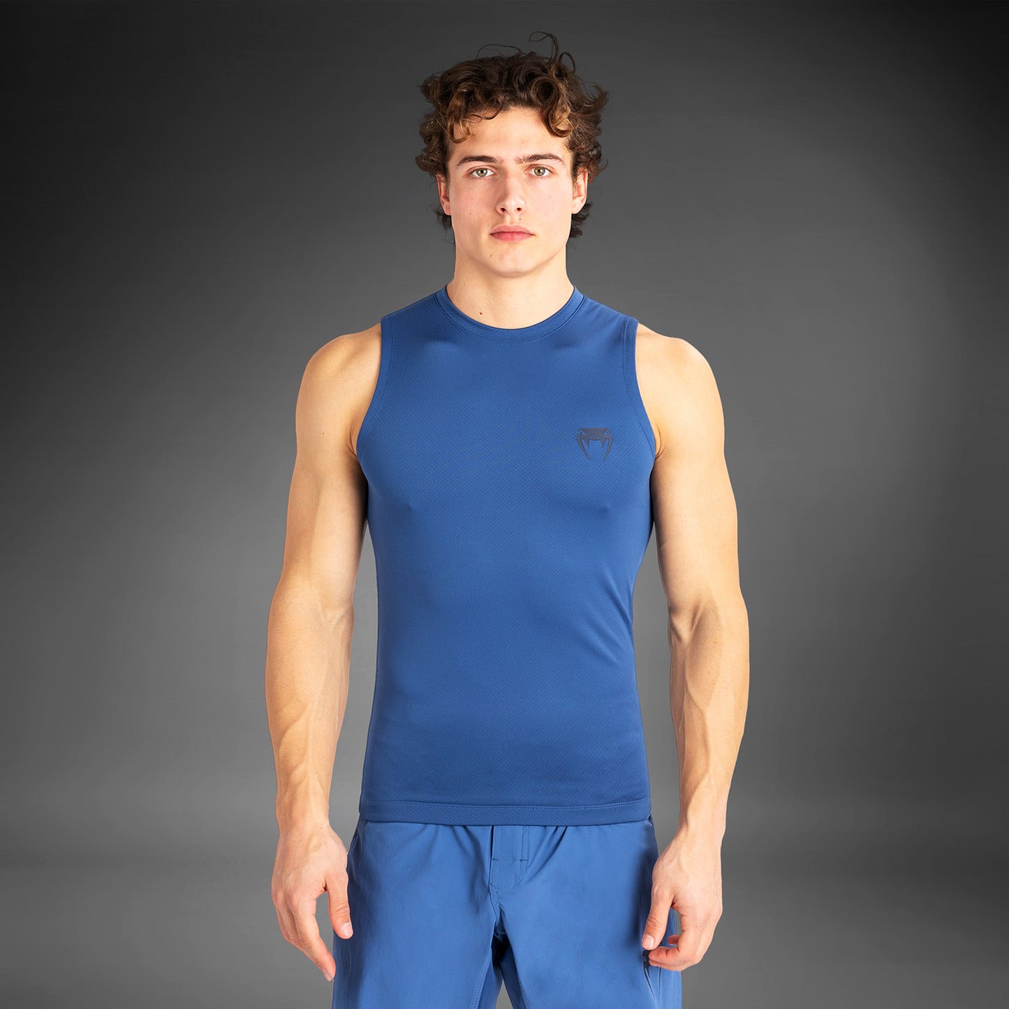 Venum Contender Lycra sin mangas para hombre - Azul
