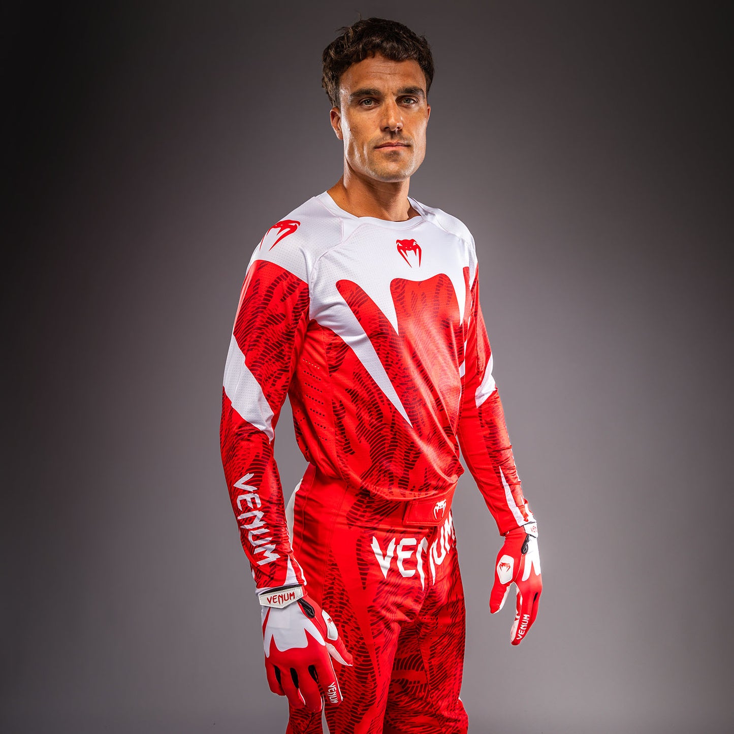 Venum MX Elite Camiseta de Motorsports - Rojo
