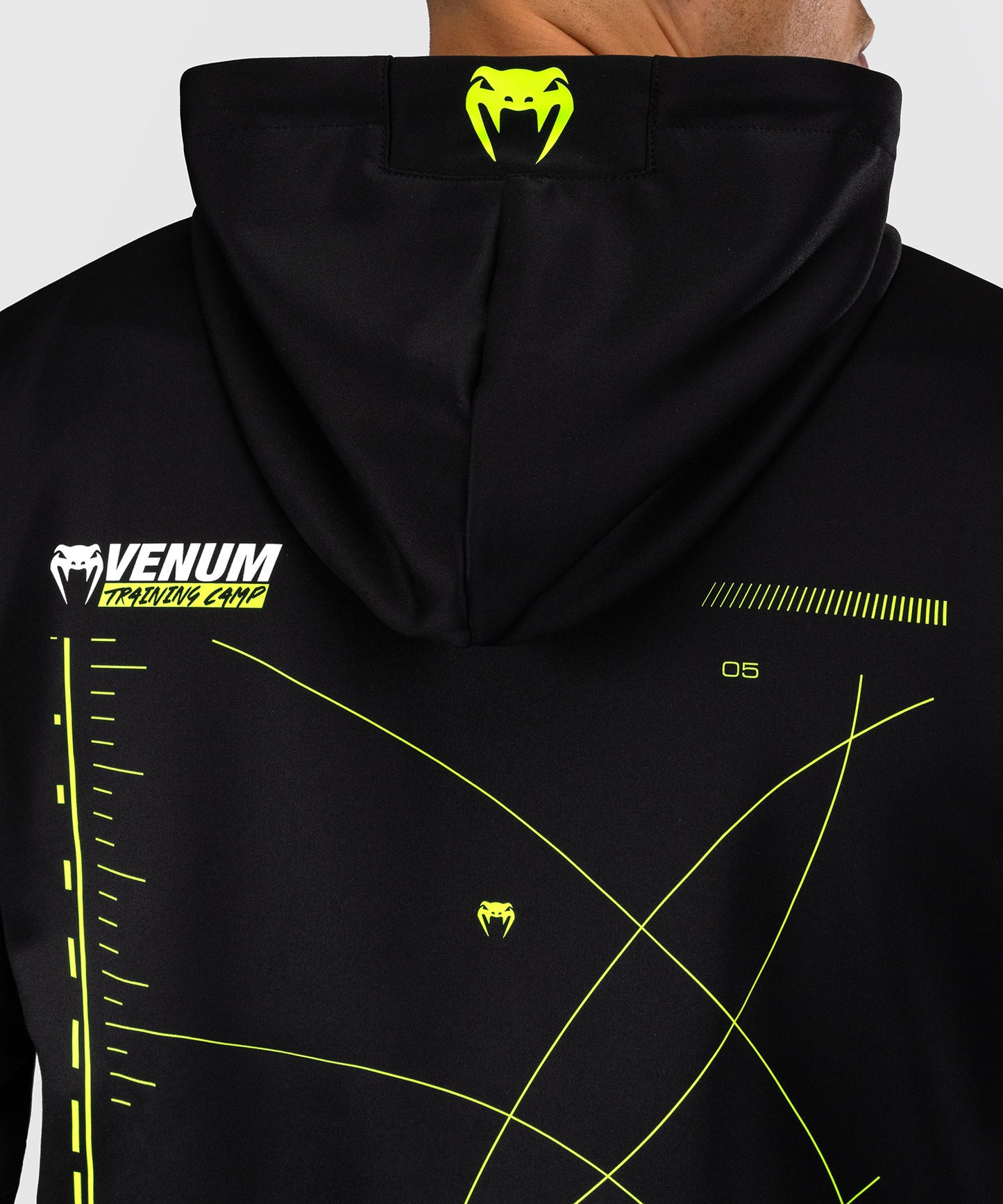 Venum Training Camp 4.0 Sudadera con capucha y cremallera - Negro/Verde