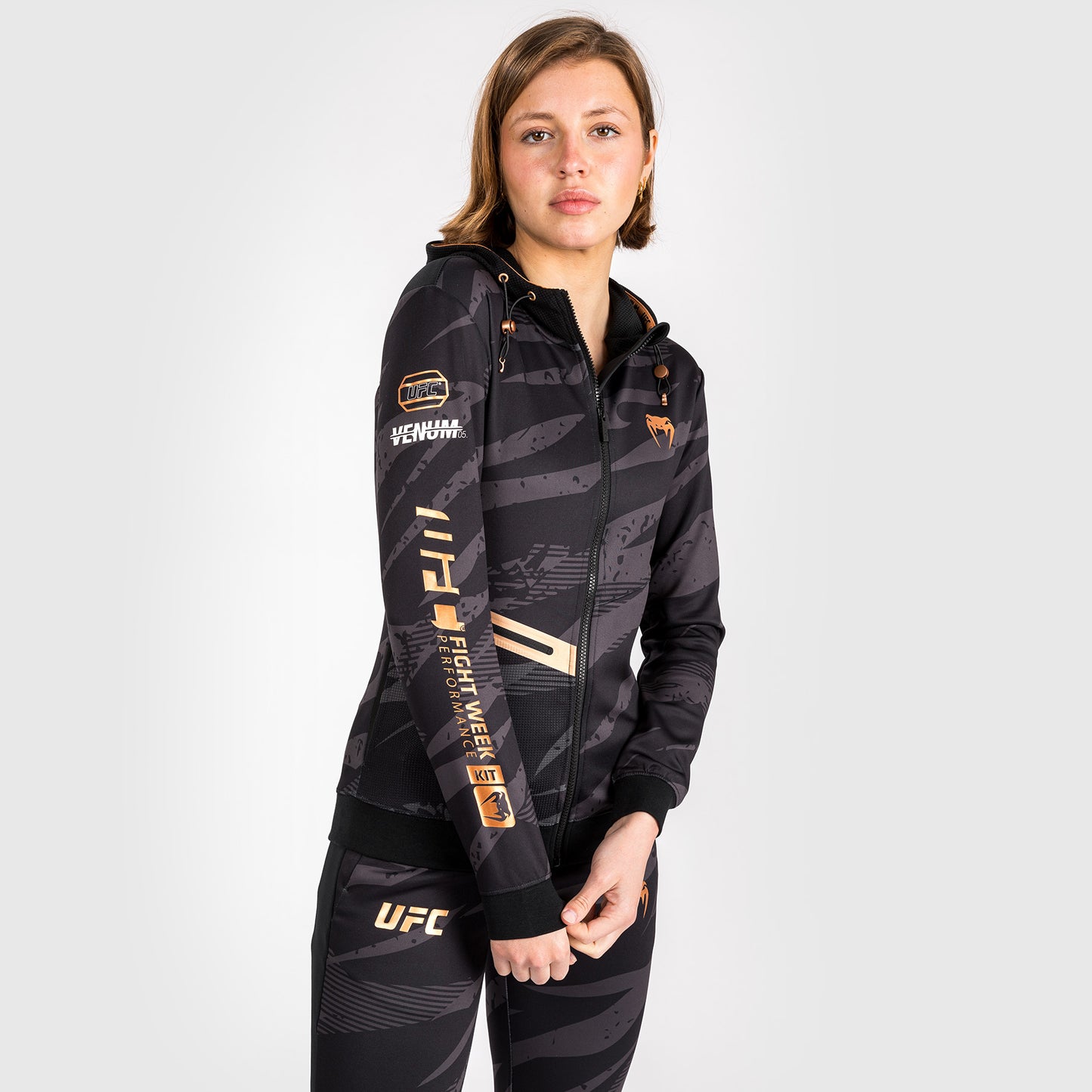 UFC Adrenaline By Venum Fight Week Sudadera Con Capucha para Mujer - Urban Camo