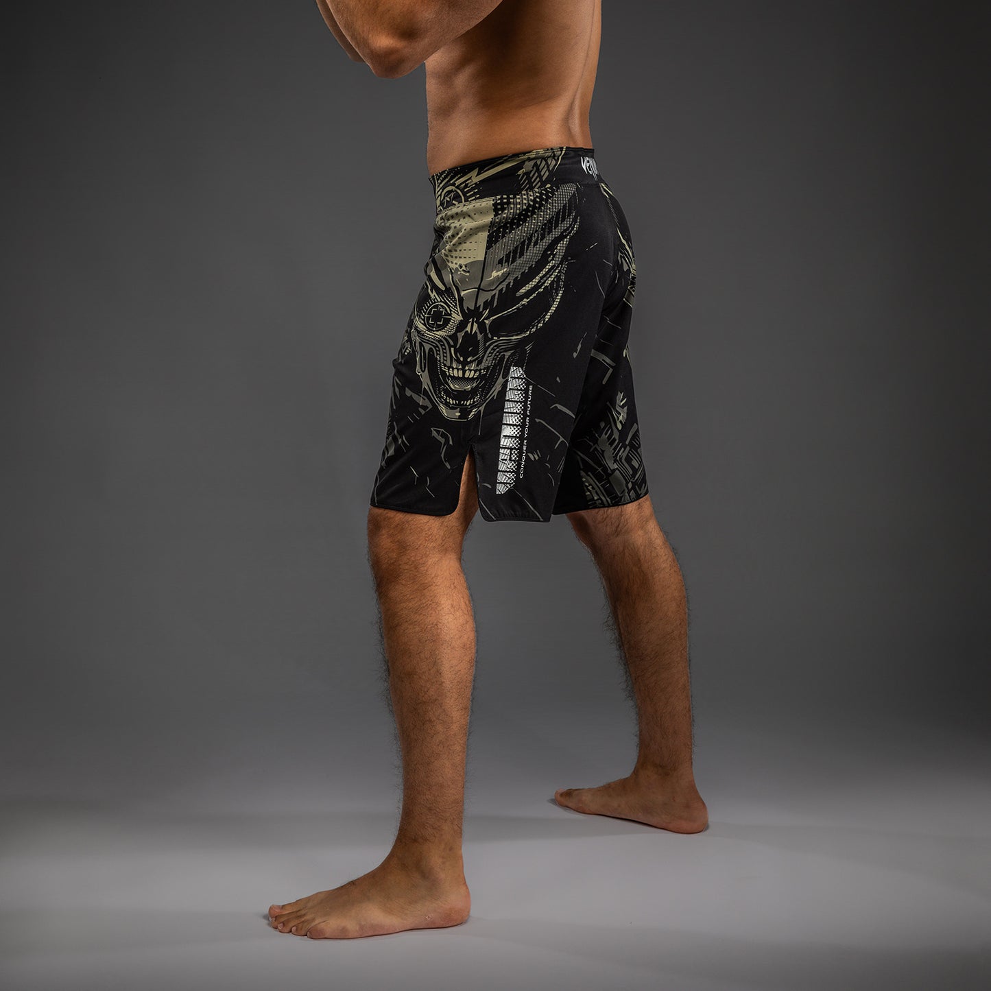 Venum Invader Pantalones de Lucha - Negro/Sand