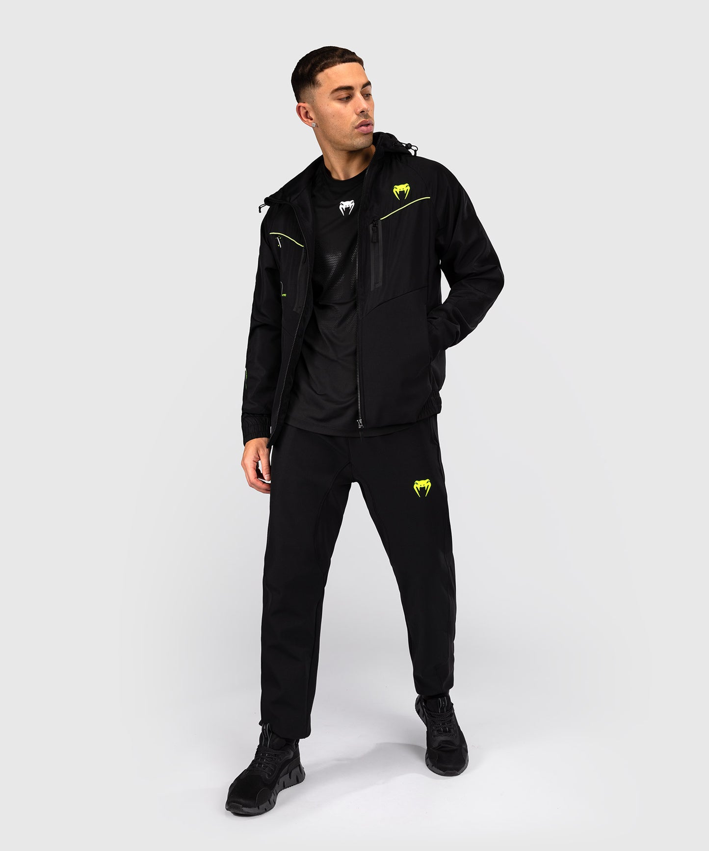 Venum Training Camp 4.0 Chaqueta de chándal - Negro/Verde neón