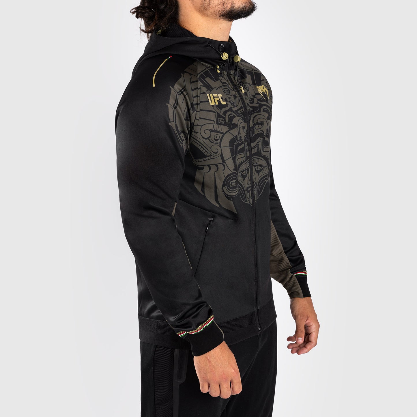 Noche UFC by Venum Authentic Fight Night Sudadera con capucha para hombre - Negro