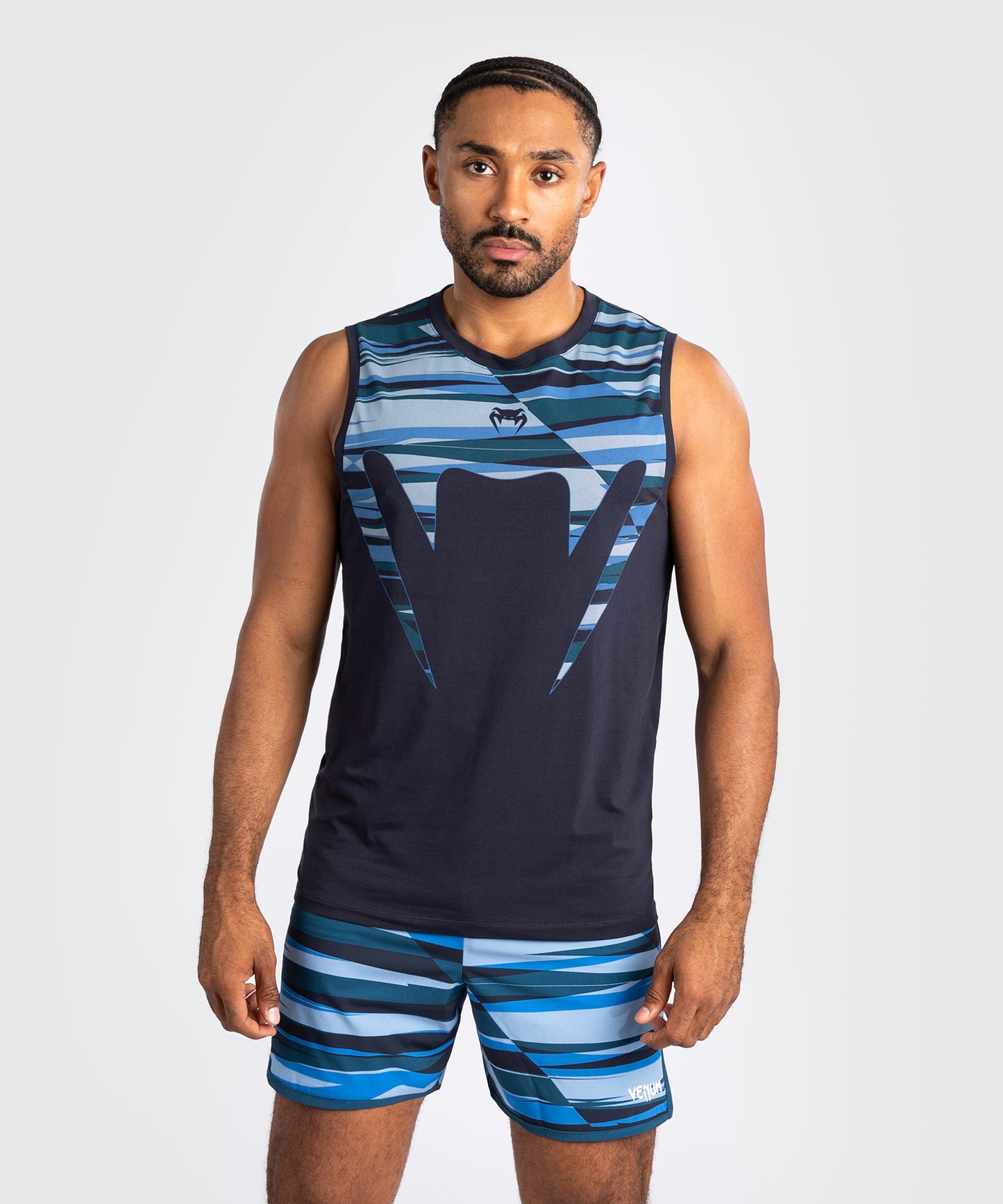 Venum Rapid Camiseta de Tirantes para Hombre - Snake Head - Azul Ámbar